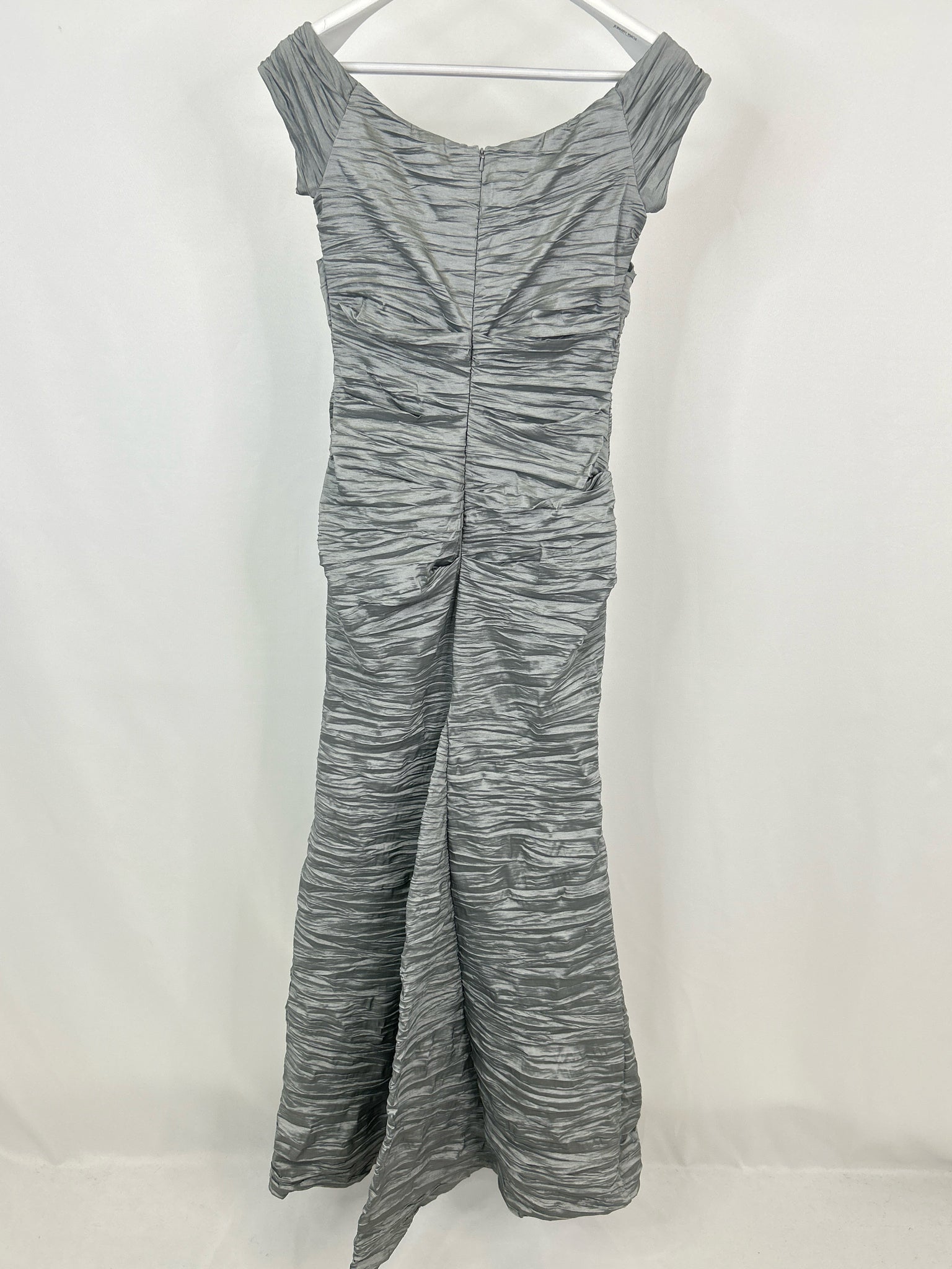 ALEX EVENINGS Size 10 Silver Women Dress