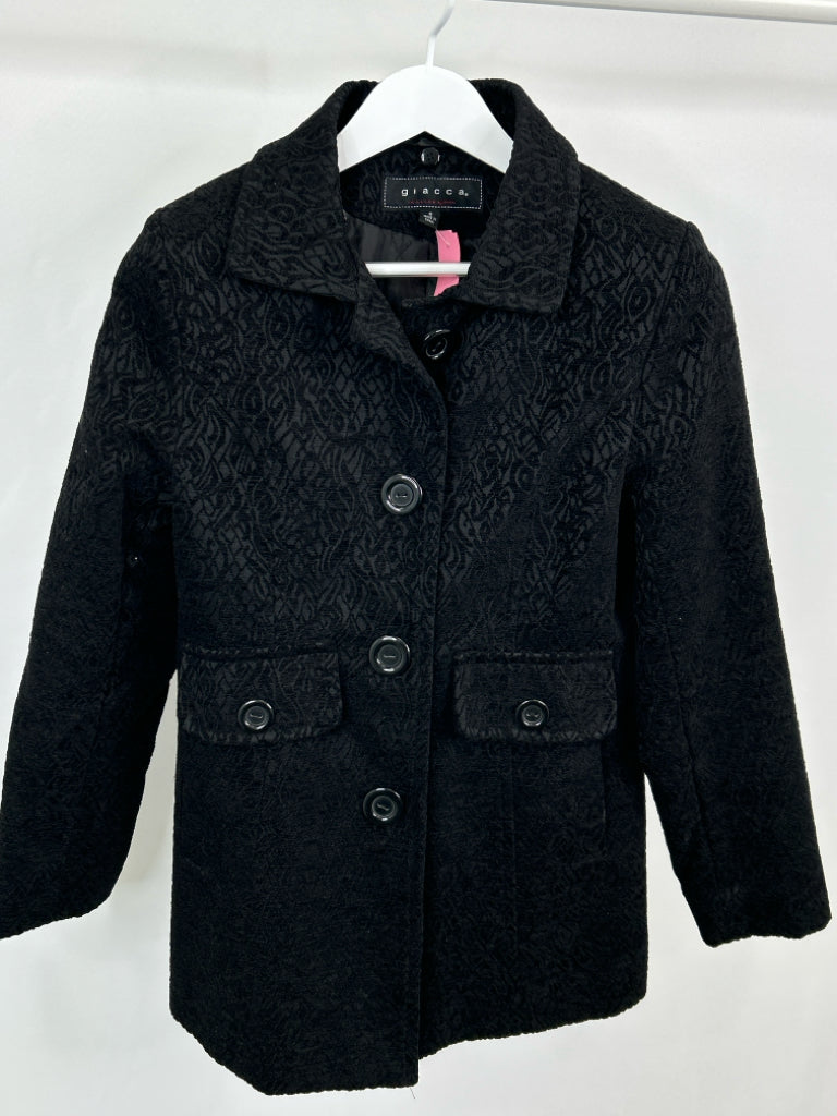 GIACCA Women Size S Black Coat