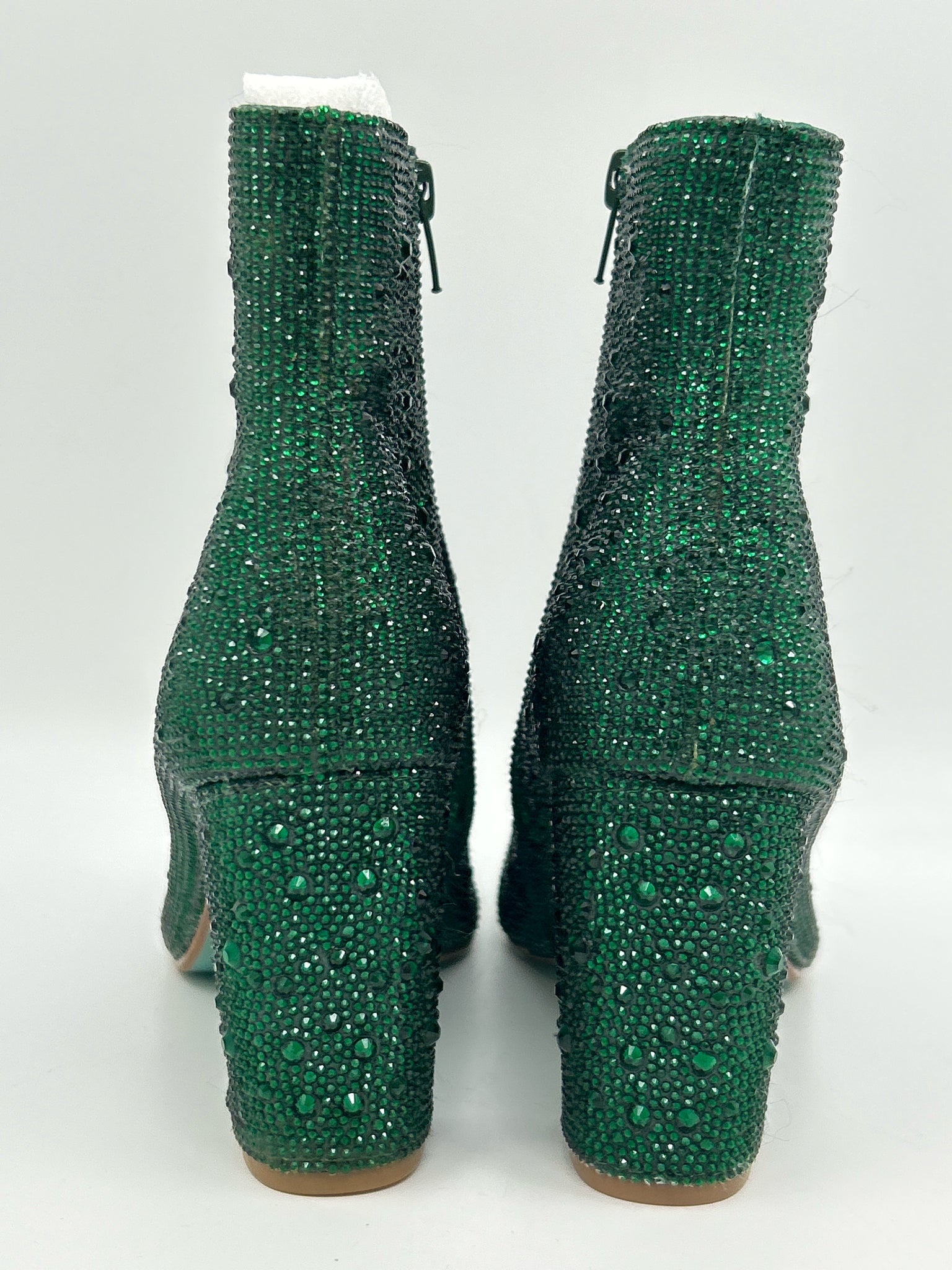 BETSEY JOHNSON Size 8M Green Women Booties