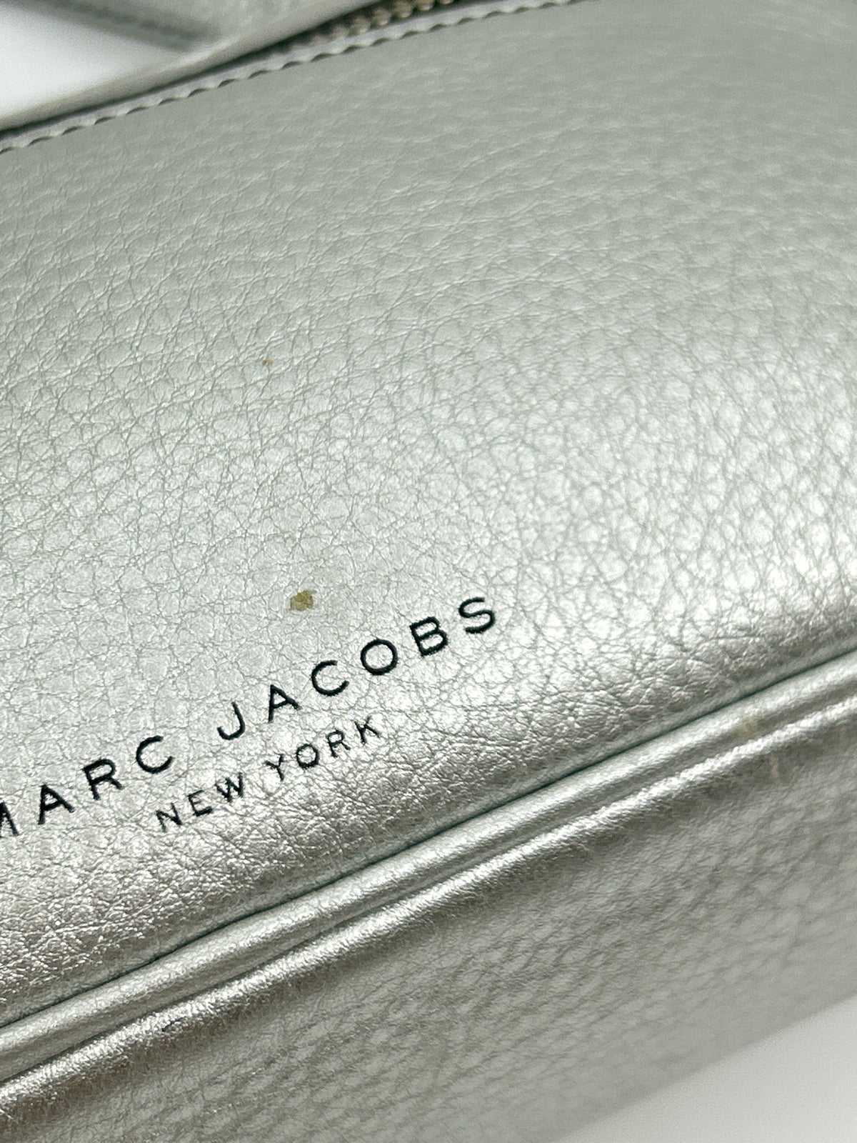MARC JACOBS Silver Metallic Women Purse