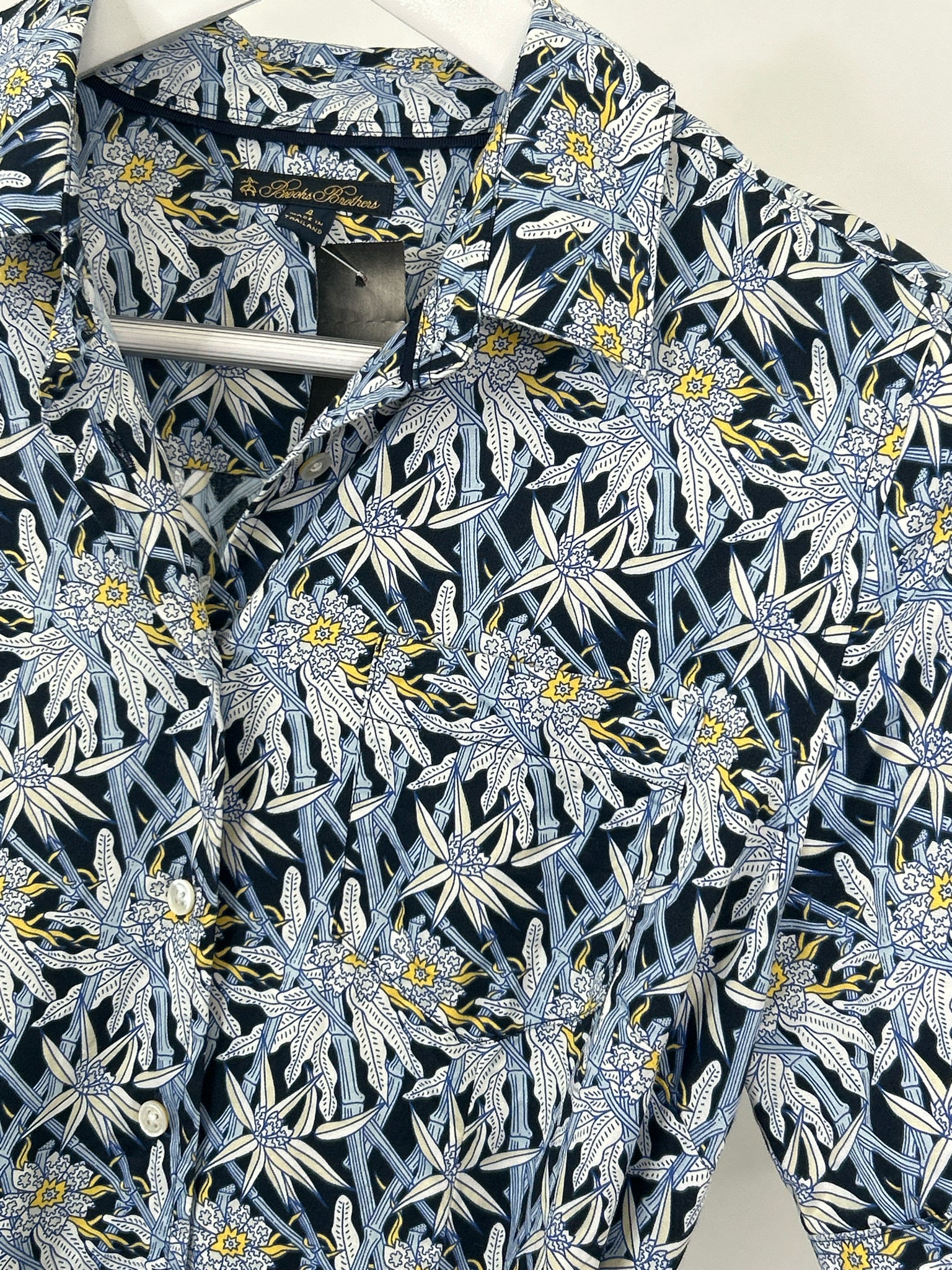 BROOKS BROTHERS Size 4 Blue Print Women Dress
