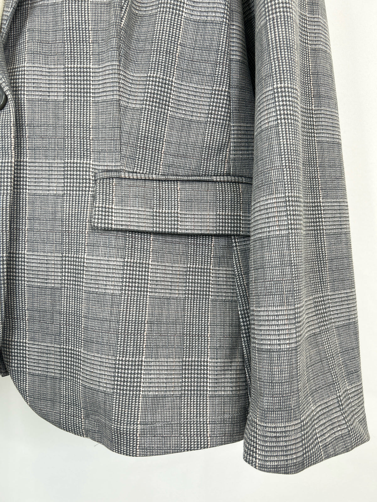 TAHARI Size XL Grey & White Women Jacket