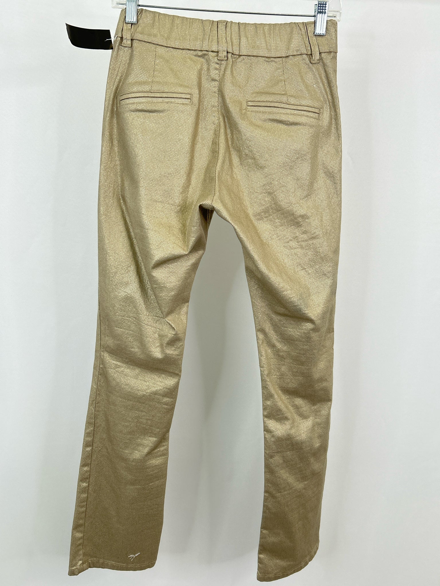 Flog Size 27/4 gold metallic Women Pants