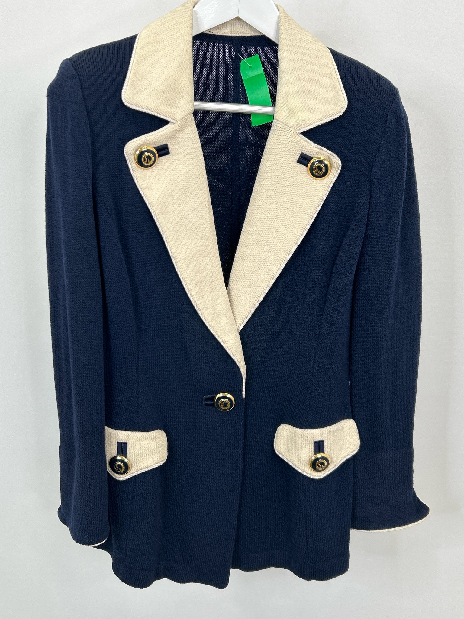 ST JOHN Size 8 Navy Women Jacket