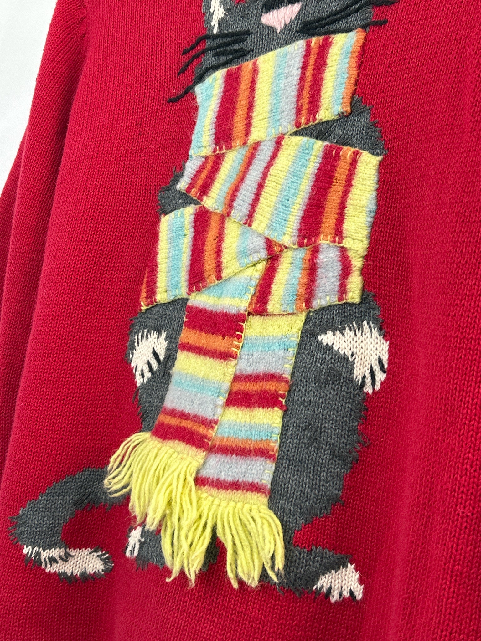 SUSAN BRISTOL Size M Red Women Sweater