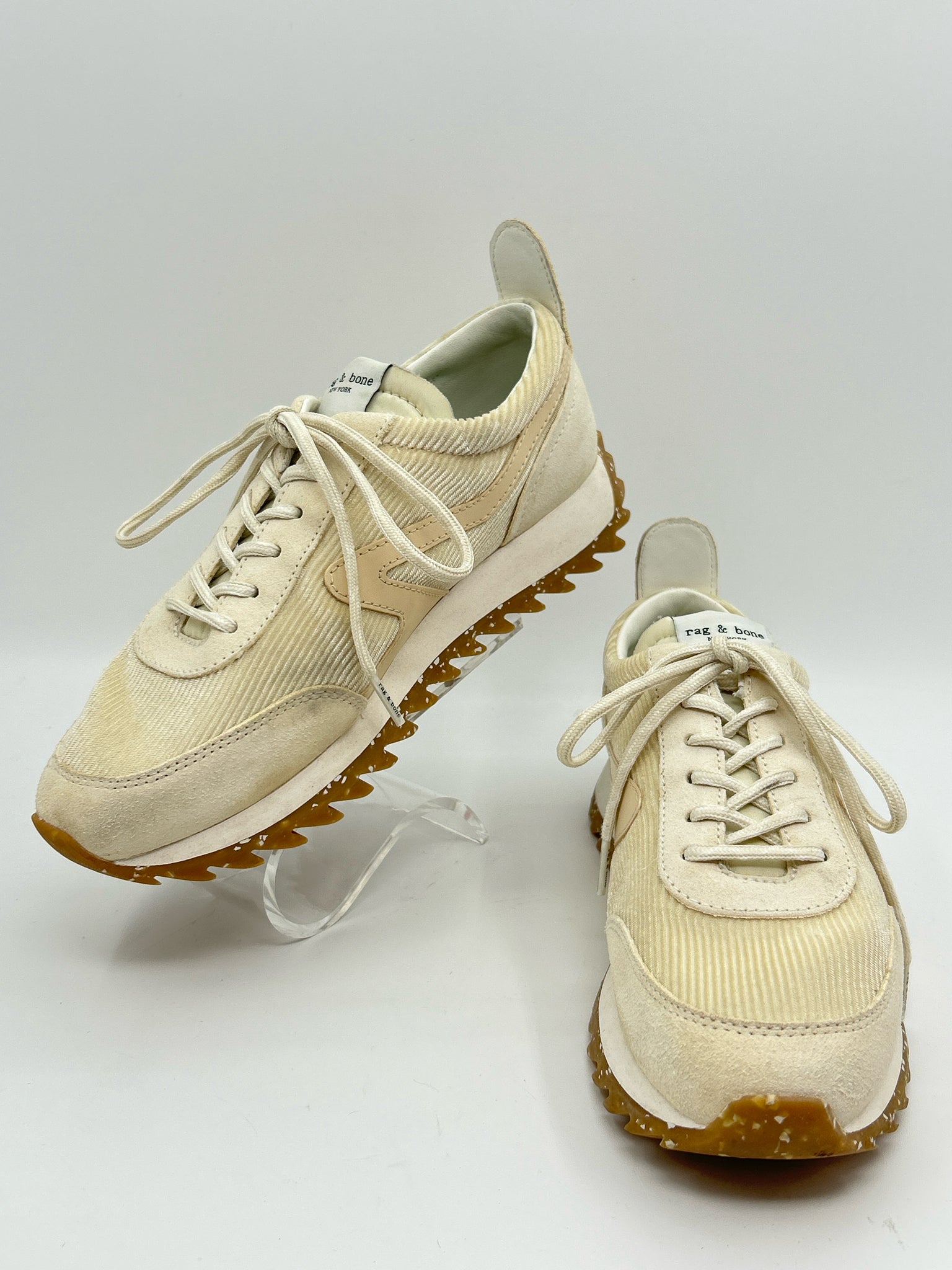 RAG & BONE Size 39 Cream Women Sneakers