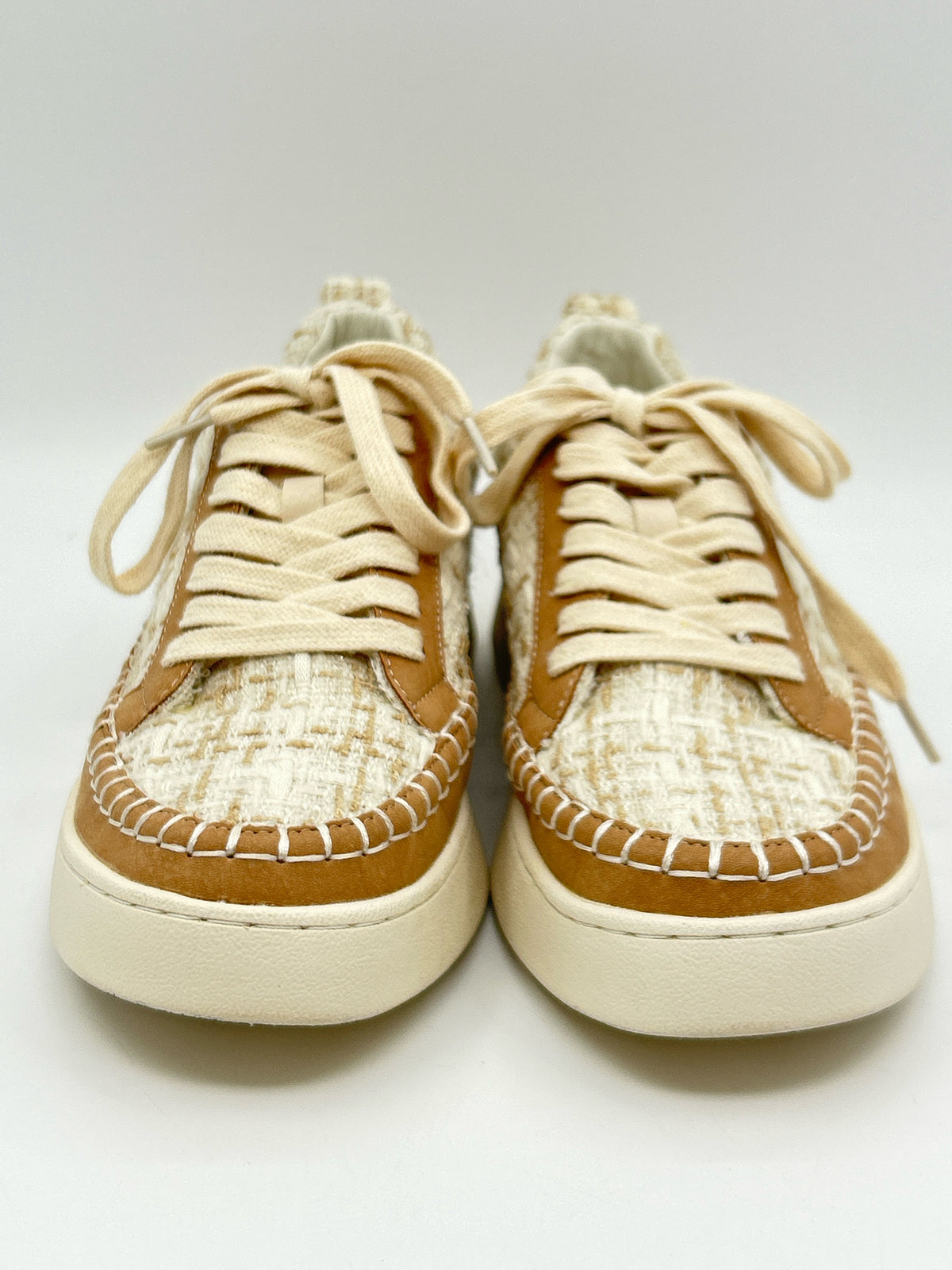 OASIS SOCIETY Size 8.5 Beige Women Sneakers