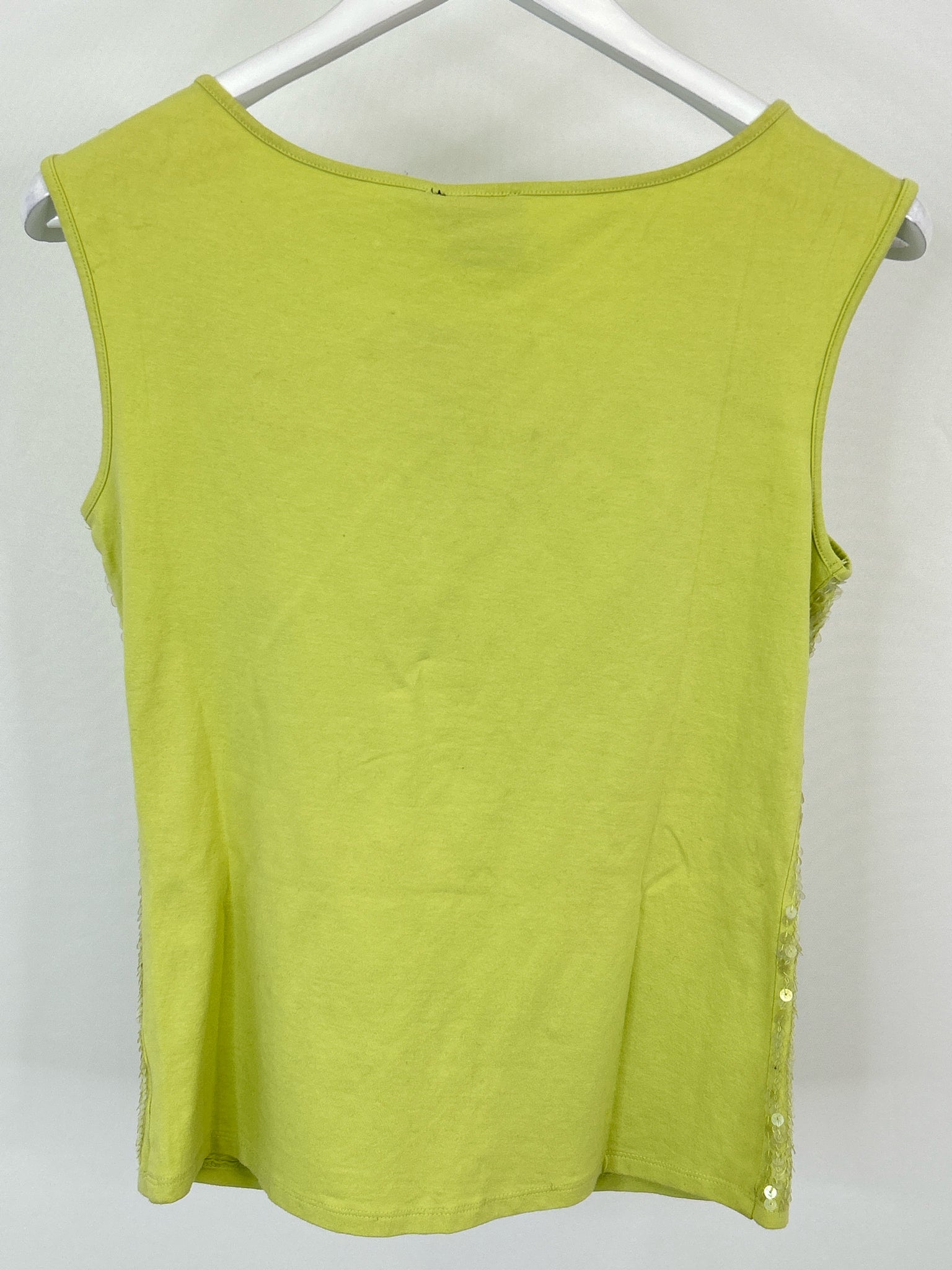 FRESH GROOVE Size XL Green Women Top