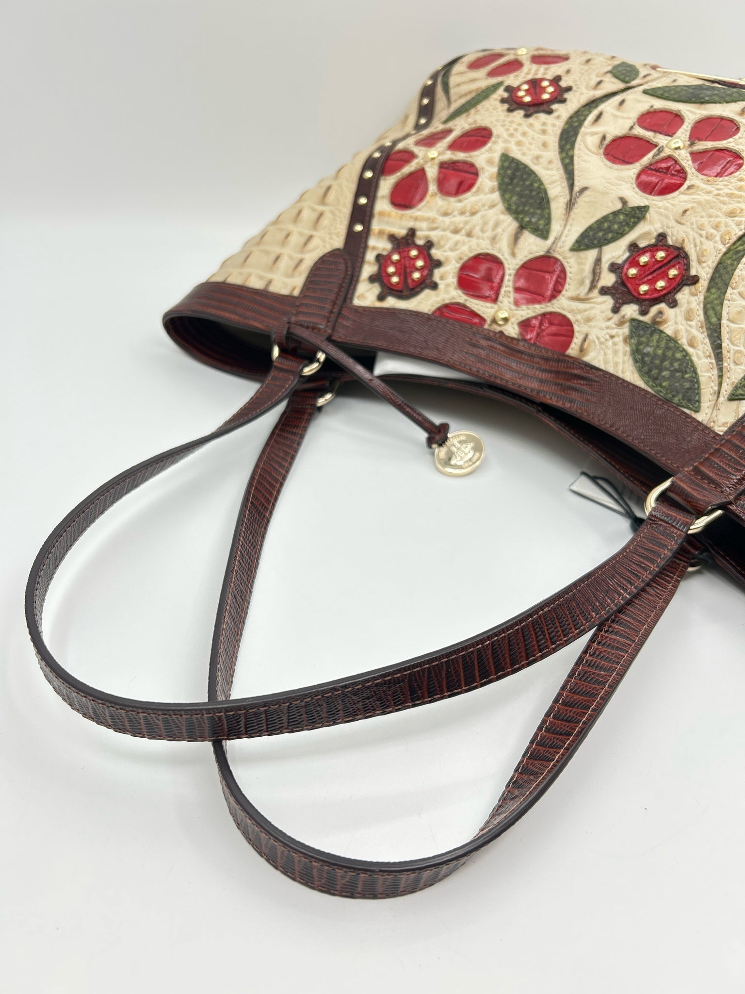 BRAHMIN BEIGE AND BROWN Women Tote