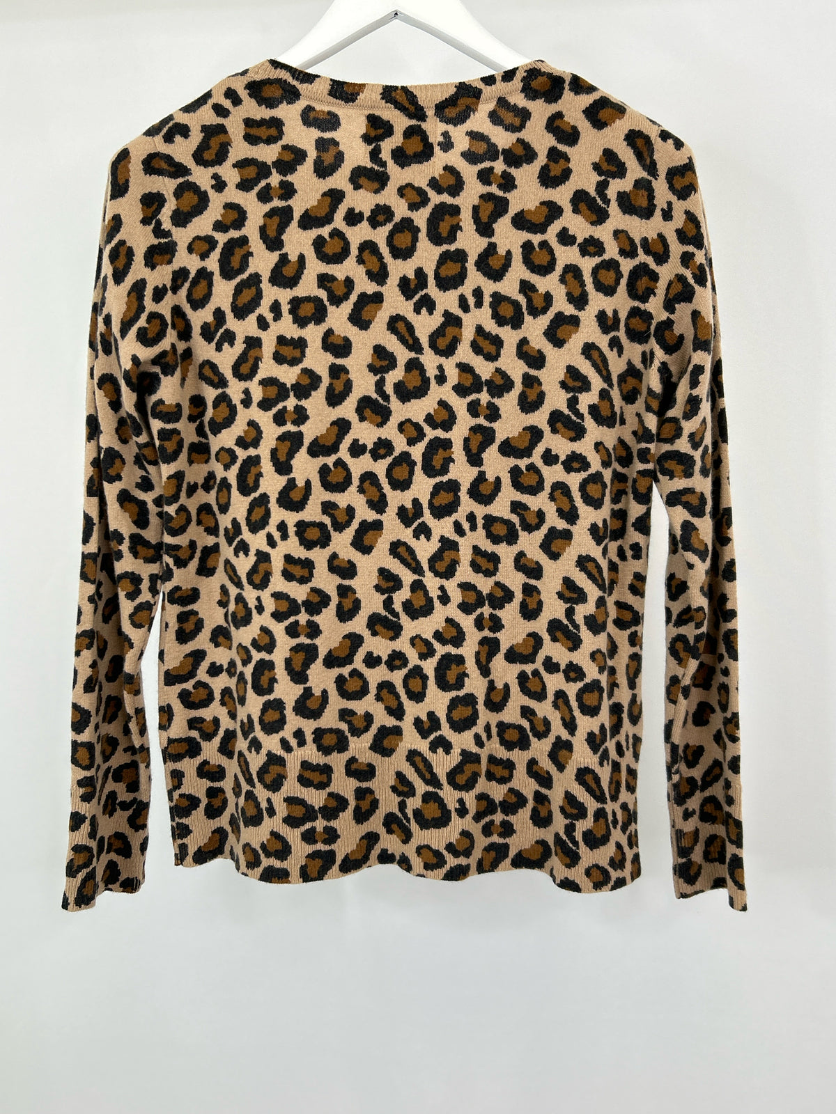 CYNTHIA ROWLEY Size L Animal Print Women Sweater