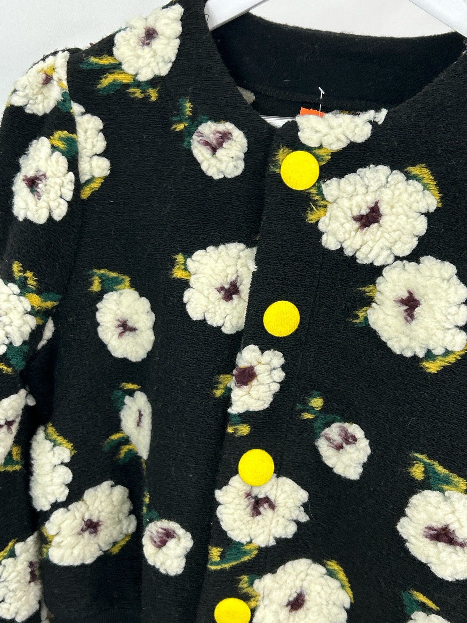 NO BRAND Size S/M Black Floral Women Jacket