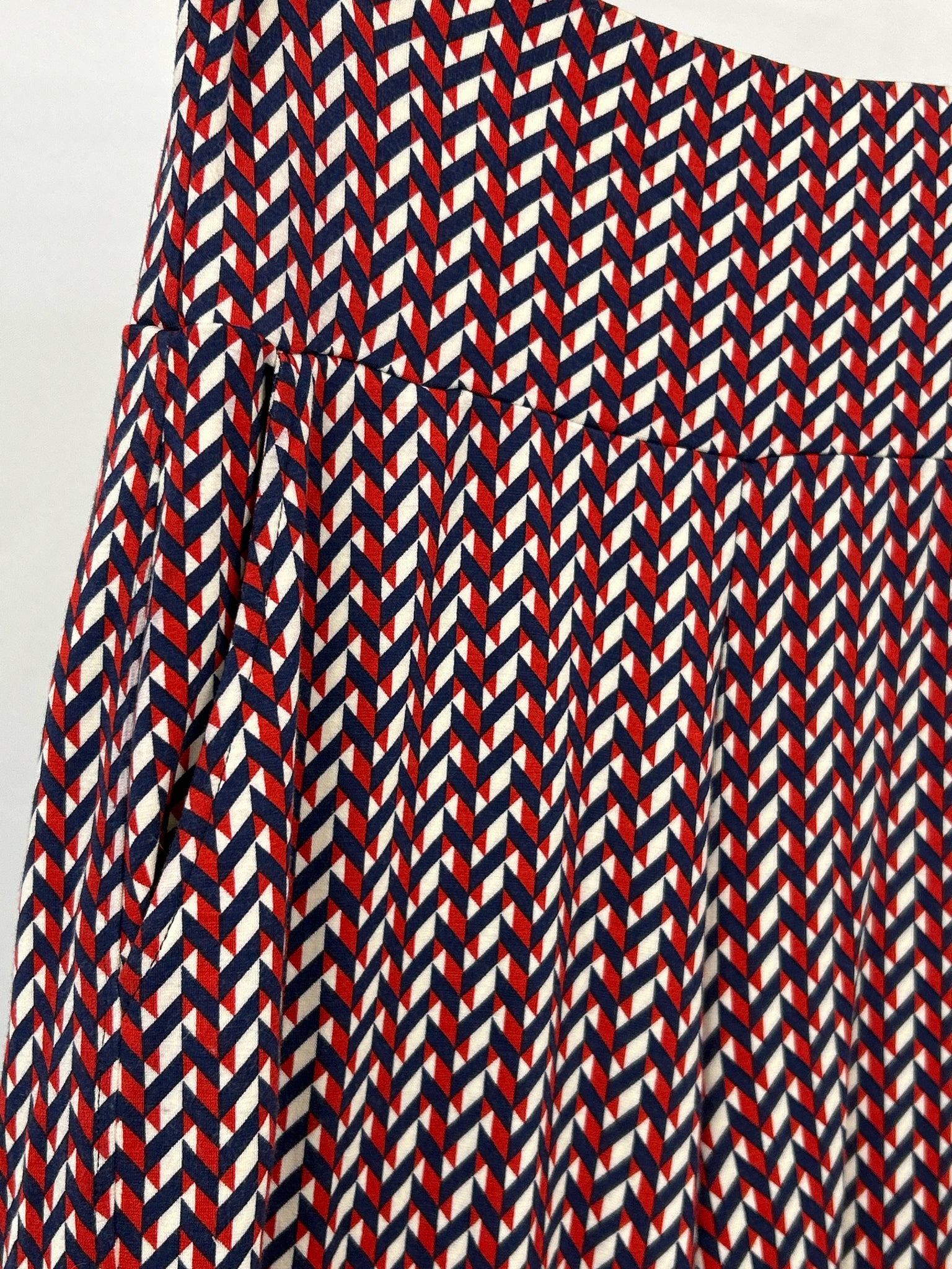CABI Size S NAVY AND RED Women Pants