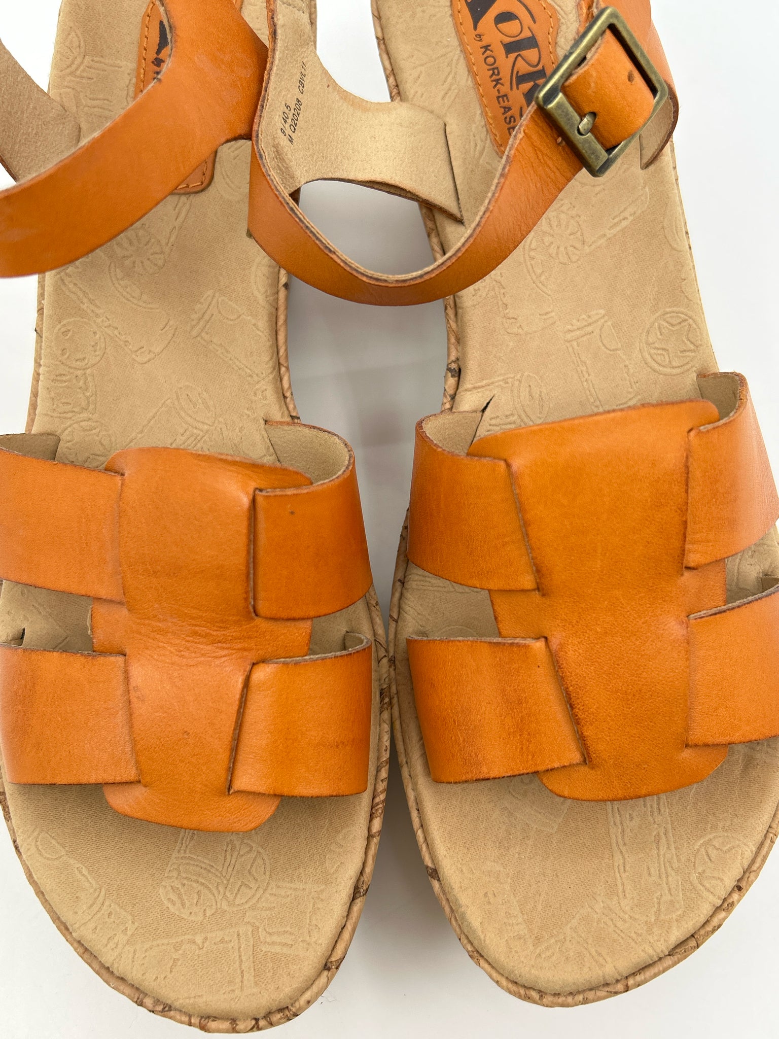 Korks Size 9M Orange Women Sandal