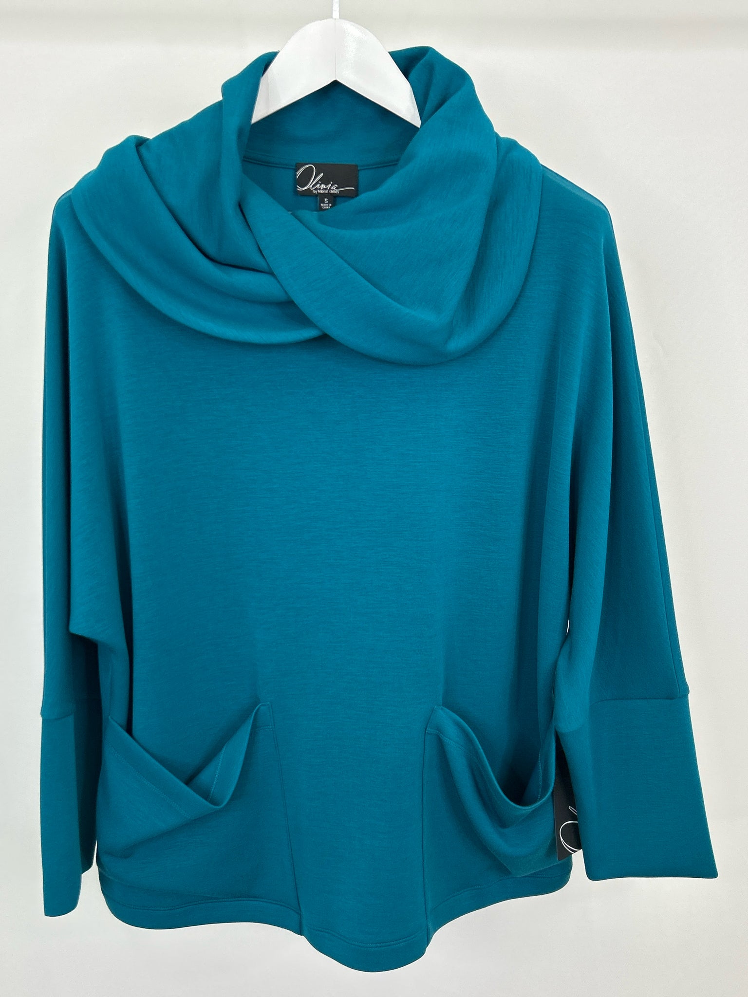 OLIVIA BY HABITAT CLOTHES Size S Teal Women Tunic