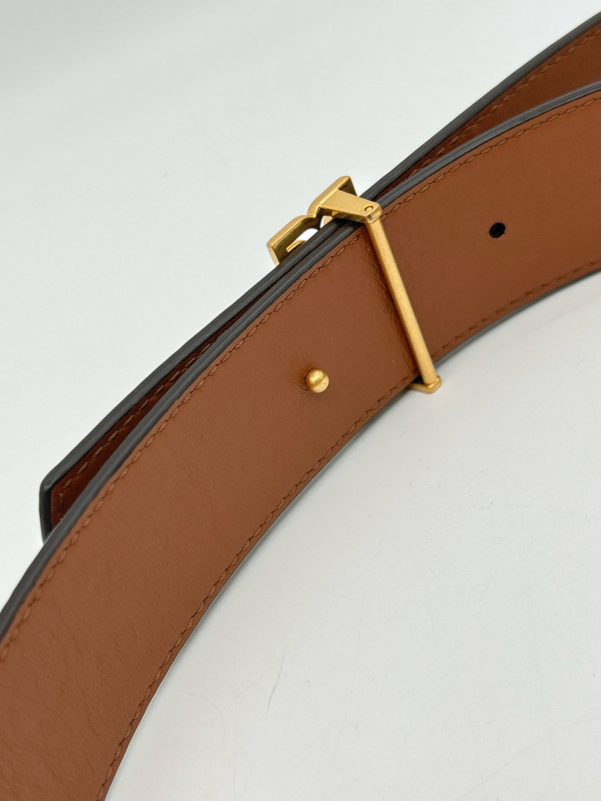 TORY BURCH BLACK AND TAN Belt