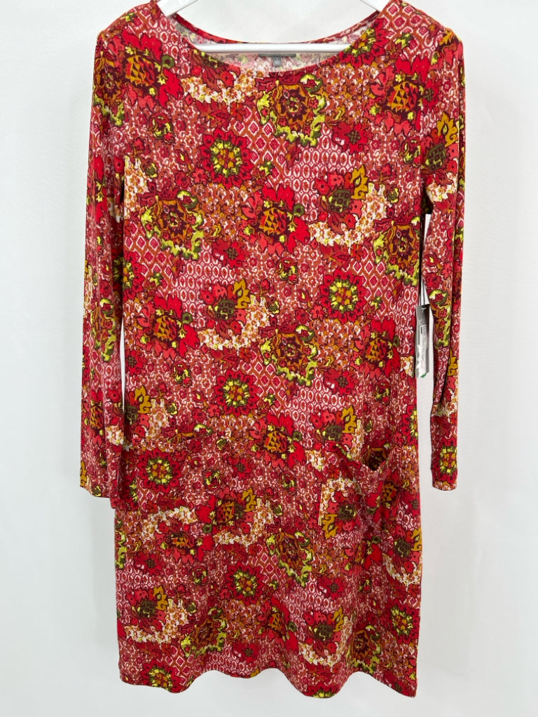 HABITAT Women Size S Red Print Dress