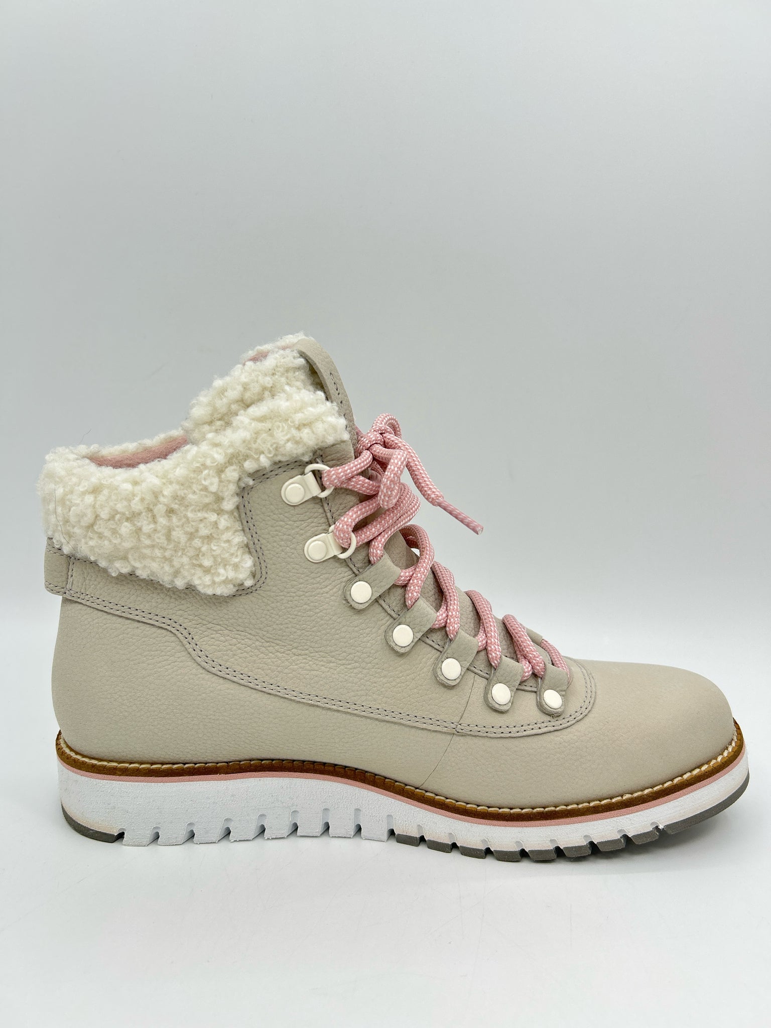 COLE HAAN Size 10.5B Grey and white Women Boots