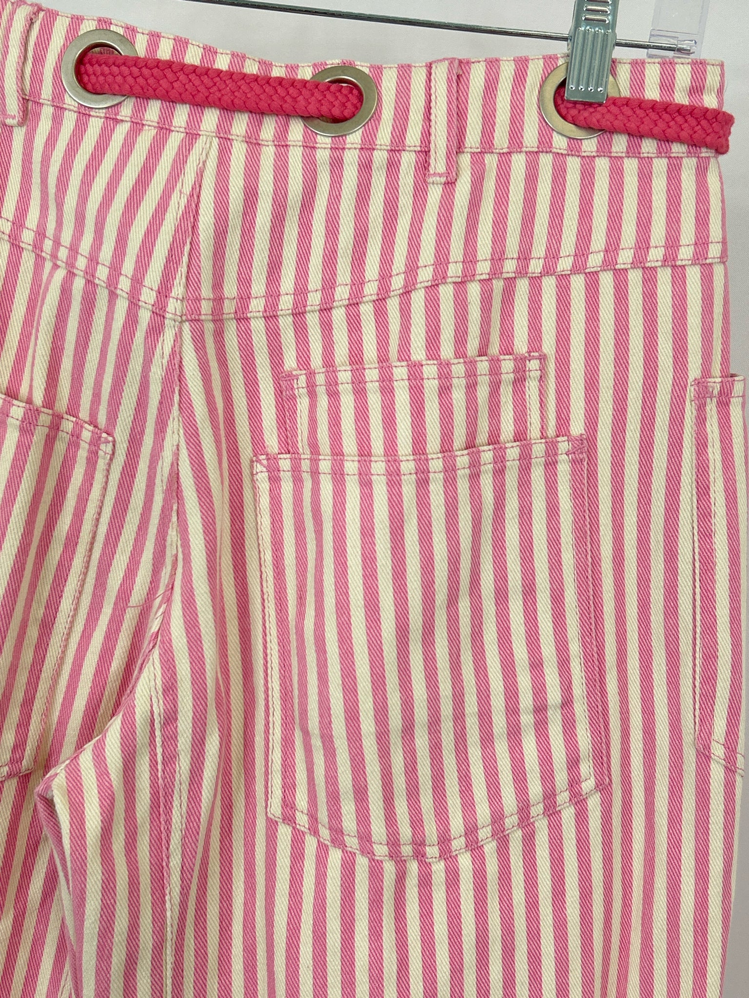 LOVLOV Size S Pink Striped Women jeans