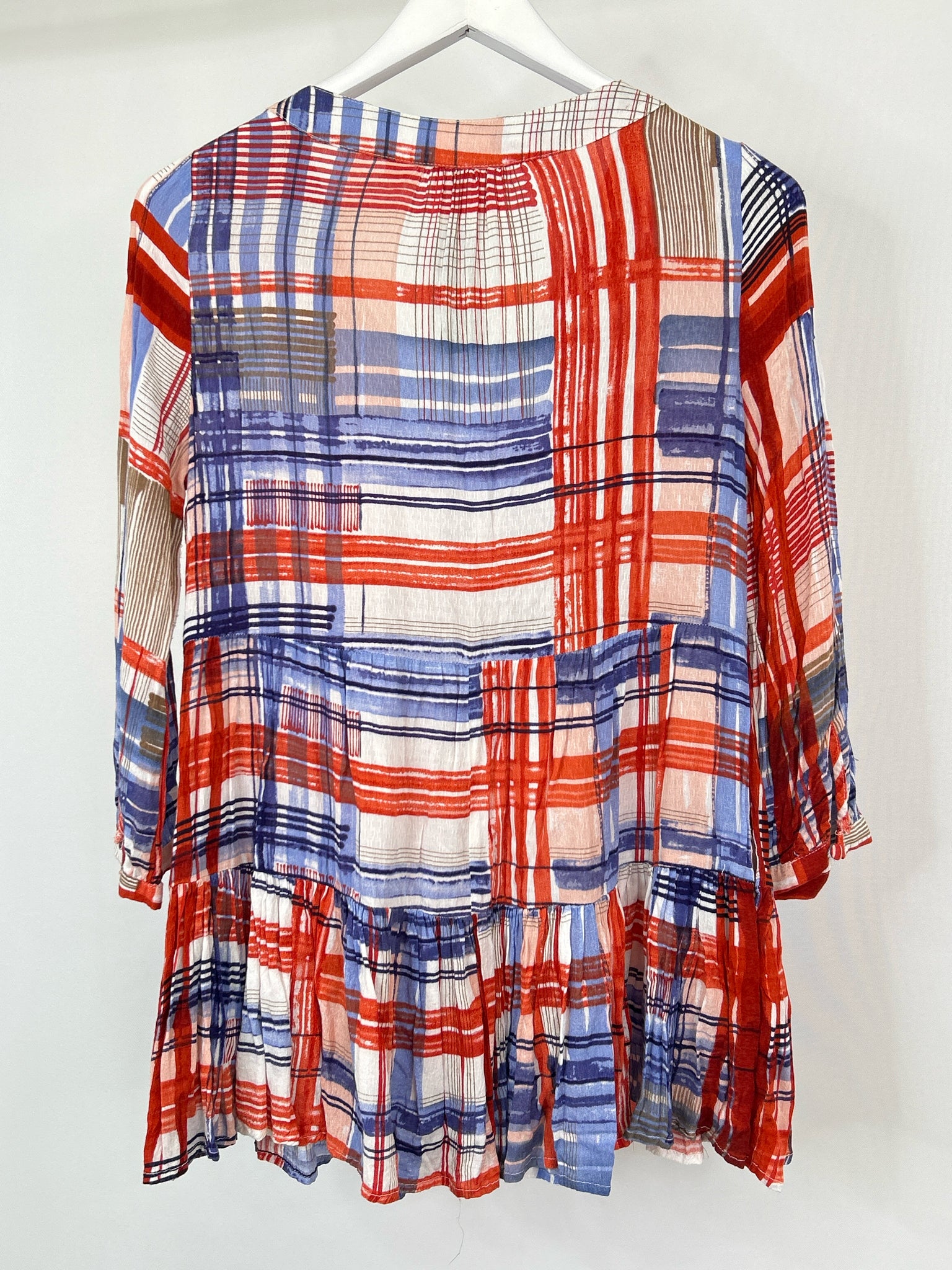 MAEVE Size S Red and Blue Women Top