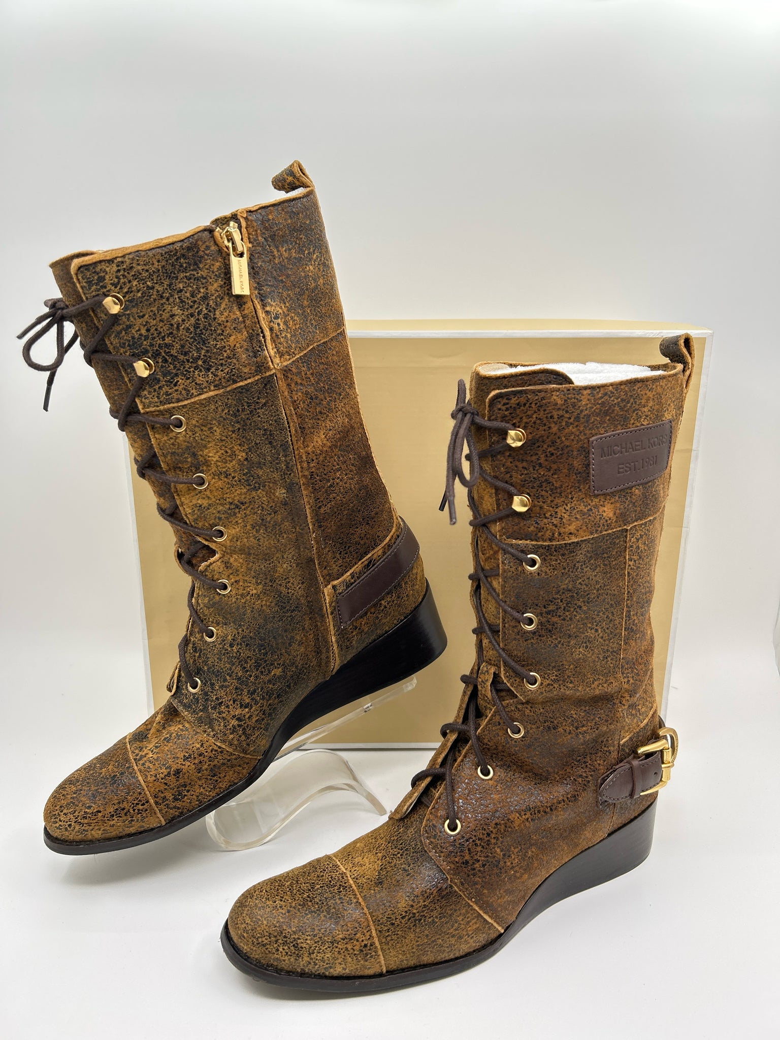 MICHAEL MICHAEL KORS Size 10M Brown Women Boots