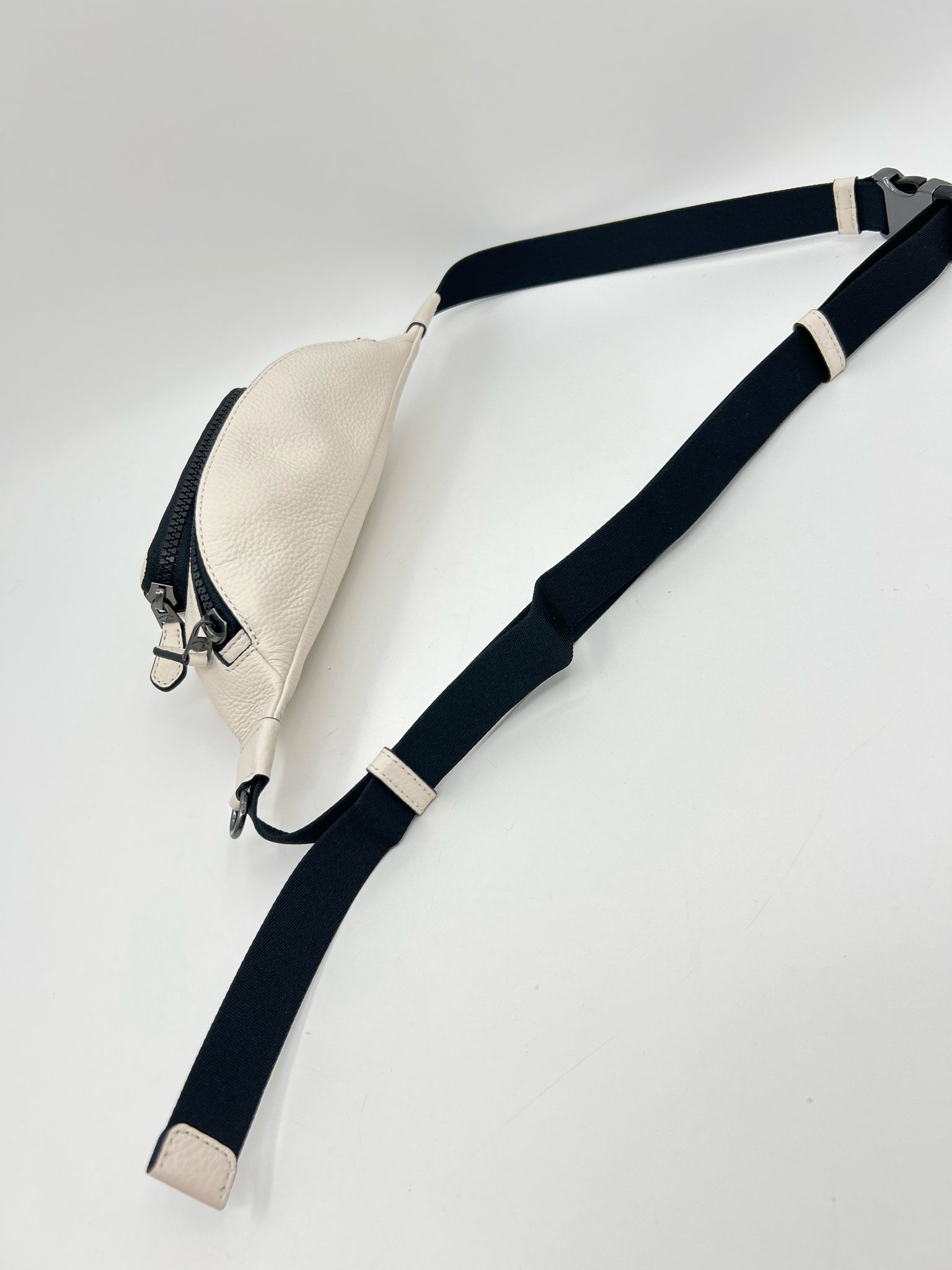 Coach Ivory Women Belt Bag Purse