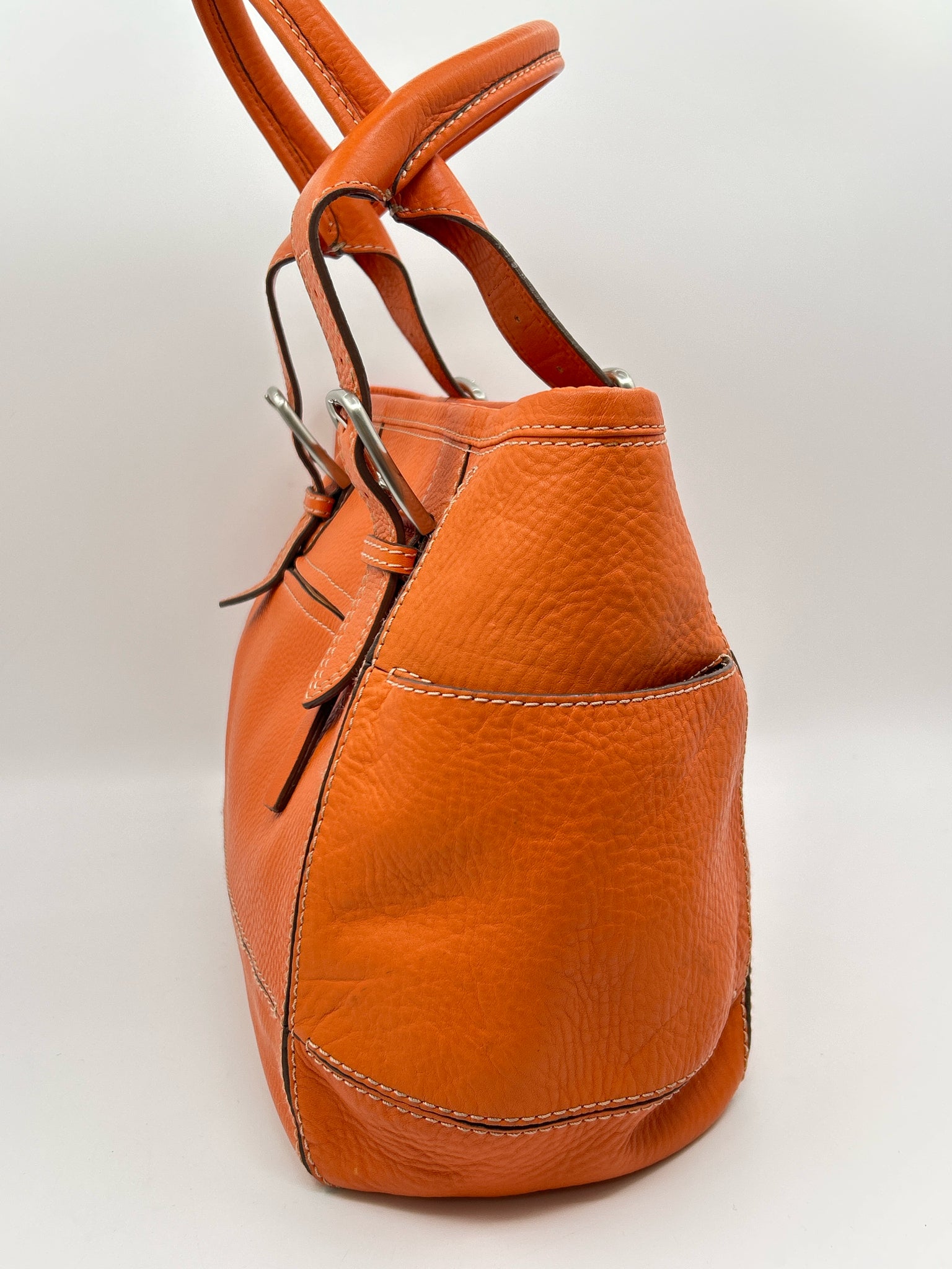 COLE HAAN Orange Women Tote