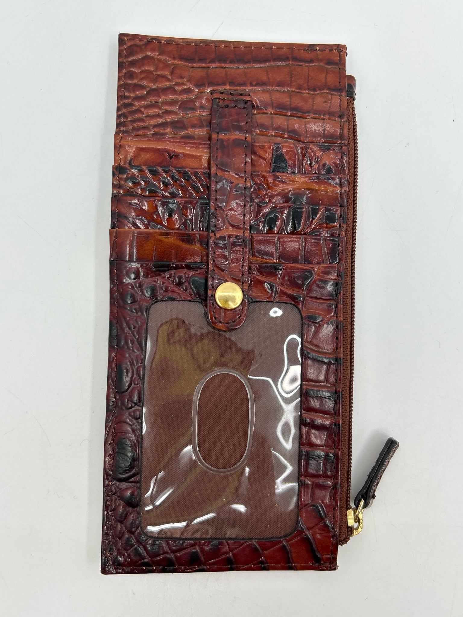 BRAHMIN tan & black Women Wallet