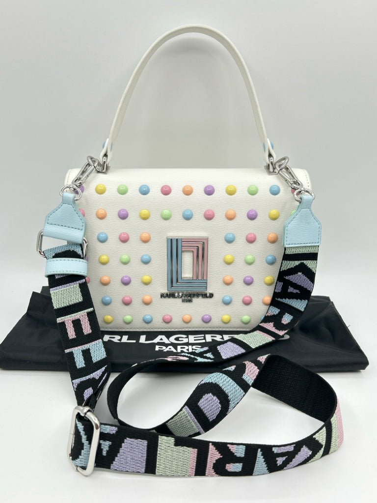 KARL LAGERFELD Ivory Women's Purse