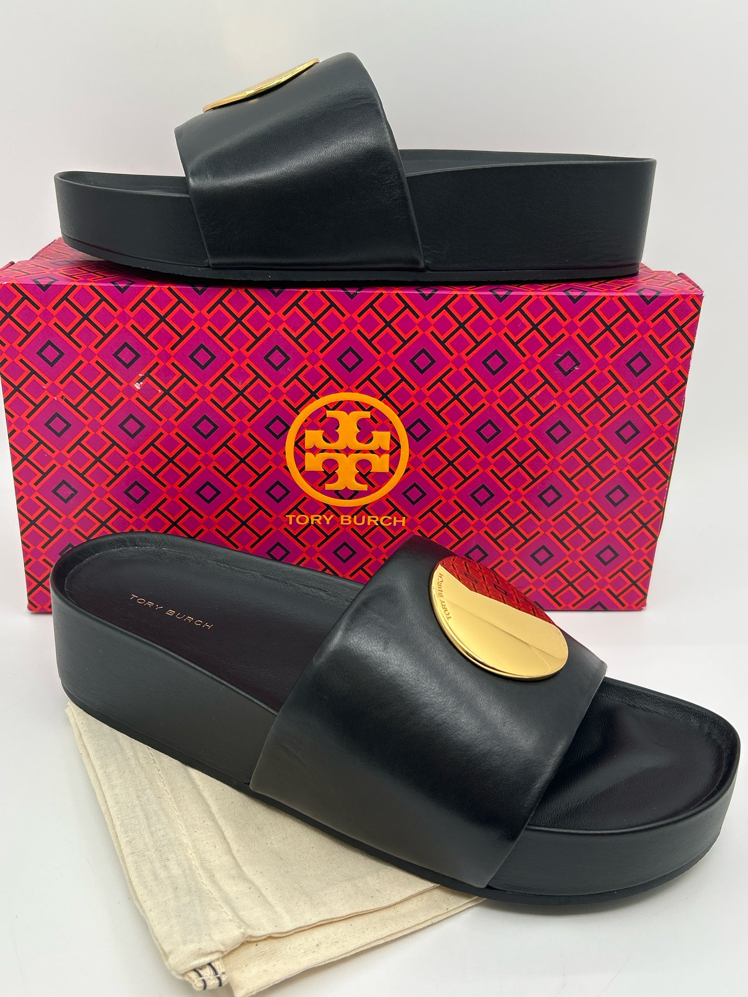 TORY BURCH Size 11 Black Women Sandal