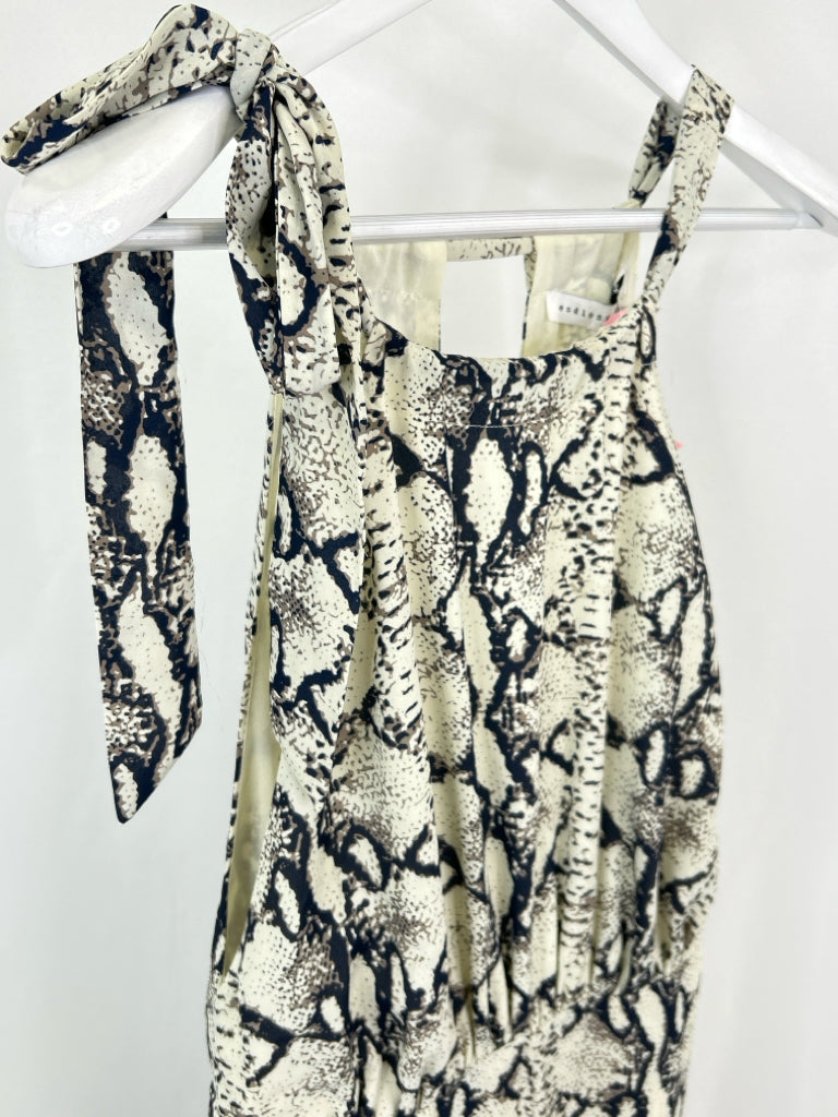 ENDLESS ROSE Size M IVORY AND BLACK Women's Jumpsuit