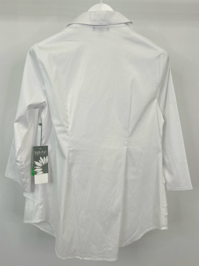 HABITAT Women Size S White Shirt