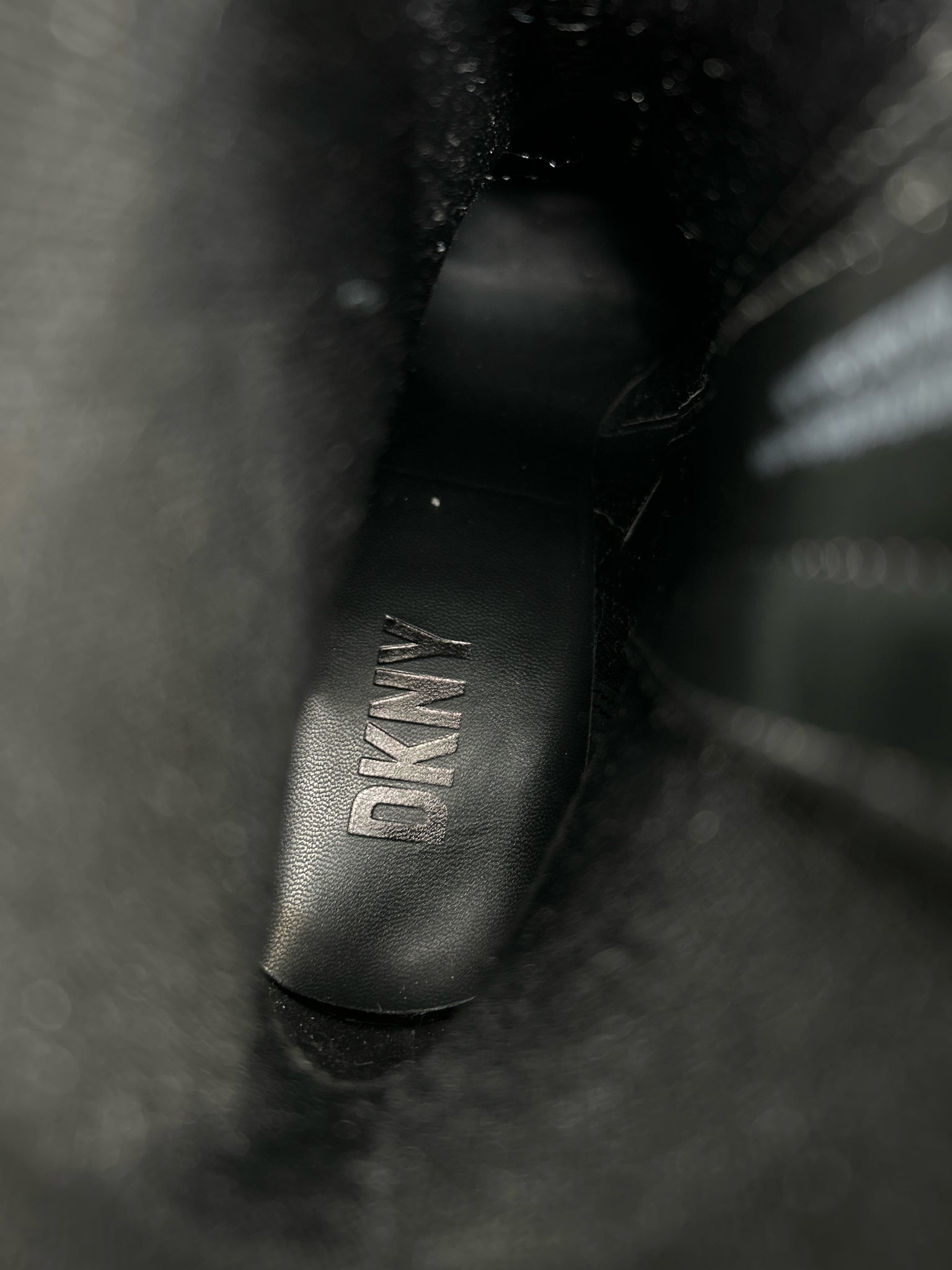 DKNY Size 8.5M Black Women Booties