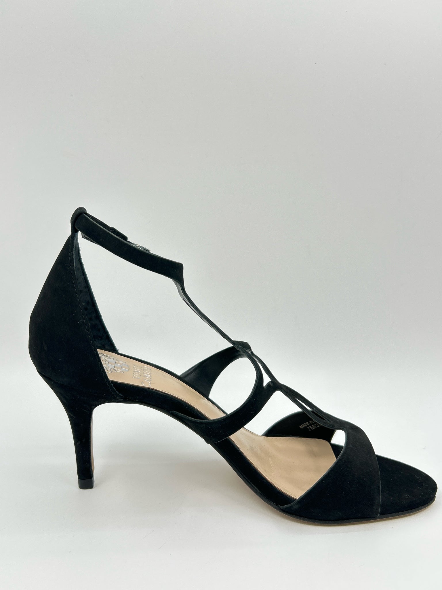 VINCE CAMUTO Size 7M Black Women Sandal