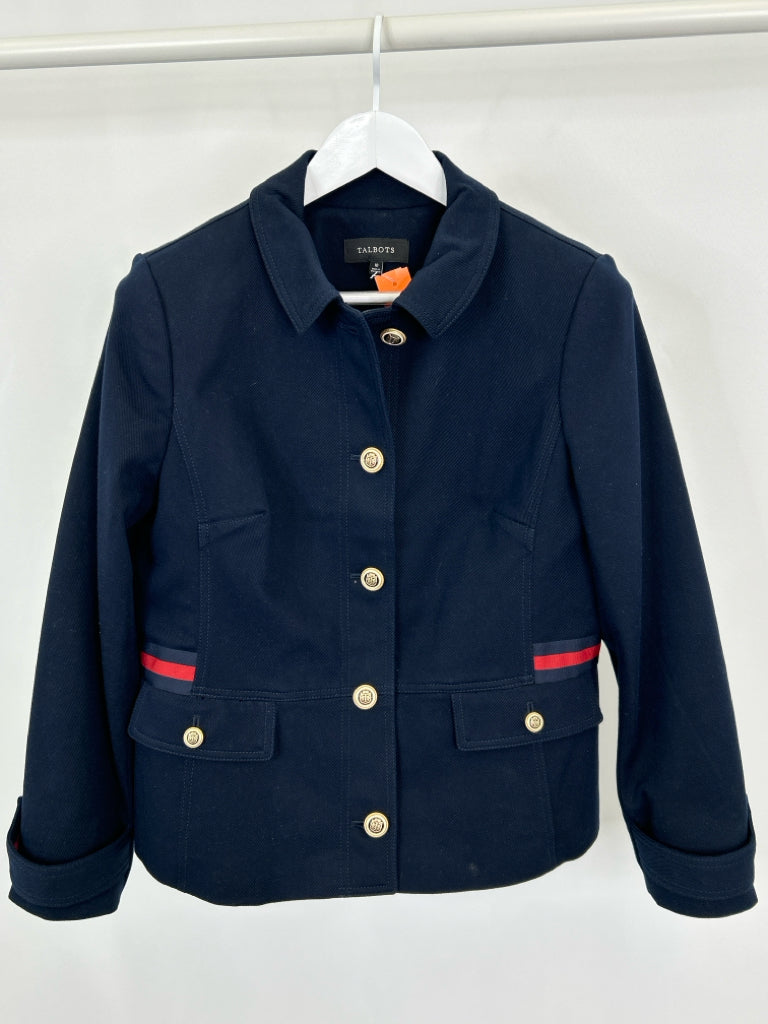 TALBOTS Size 10 Navy Women's Jacket