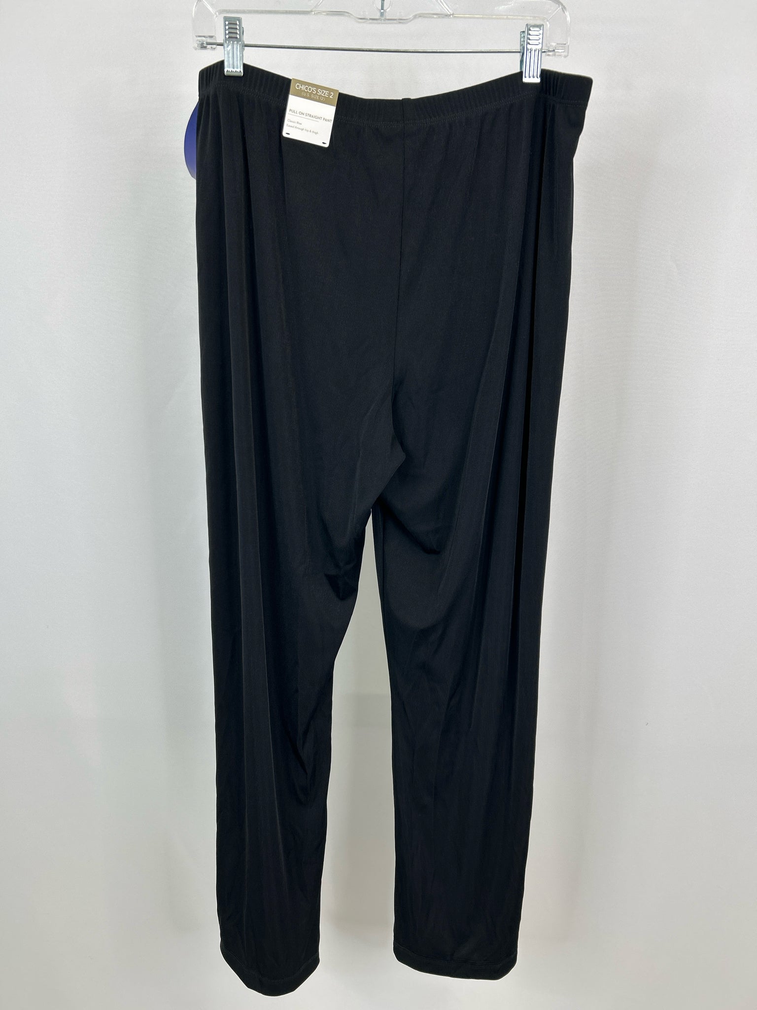 CHICO'S Size 12 Black Women Pants NWT