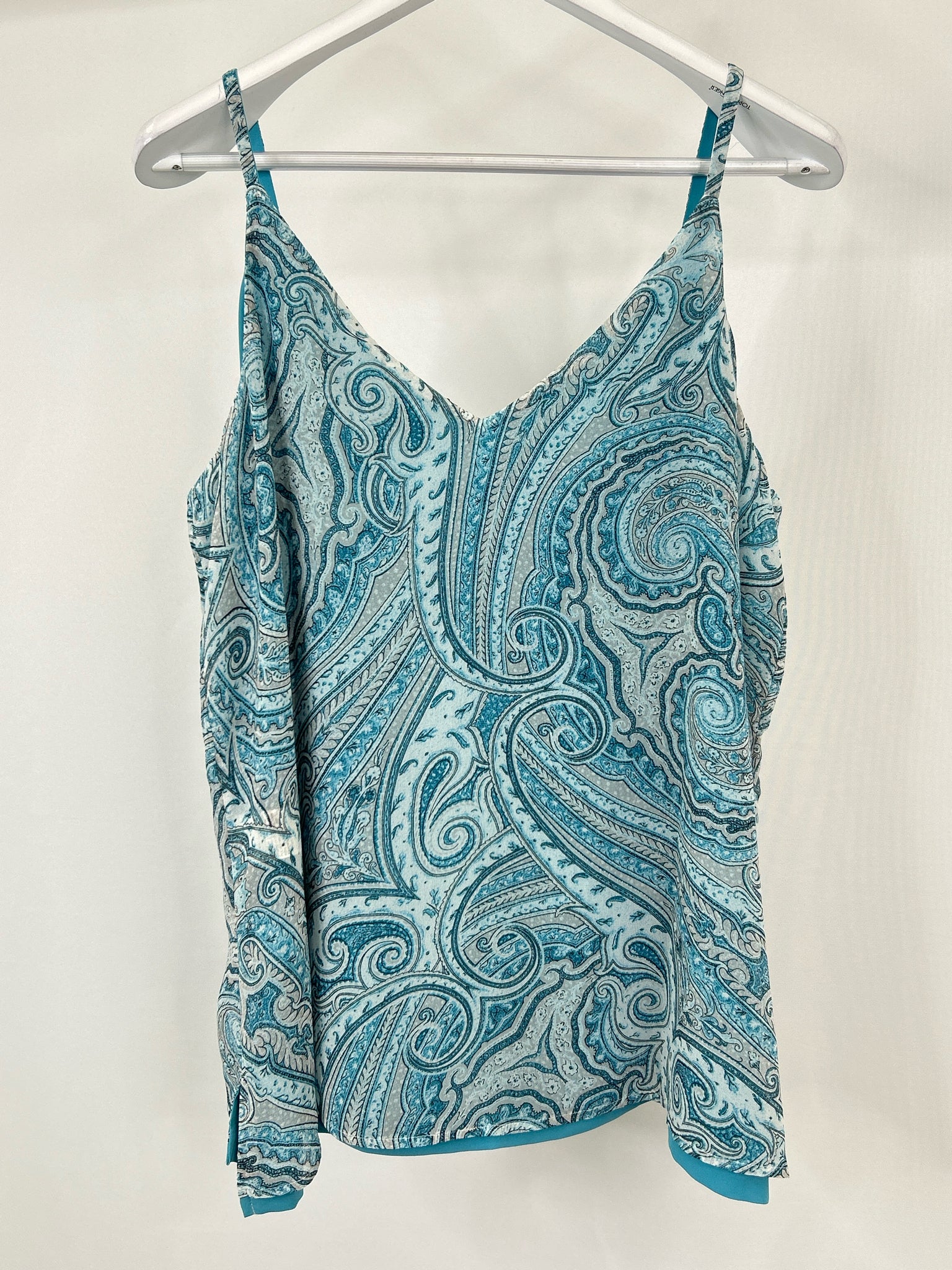 White House Black Market Size XL Turqouise Women Camisole