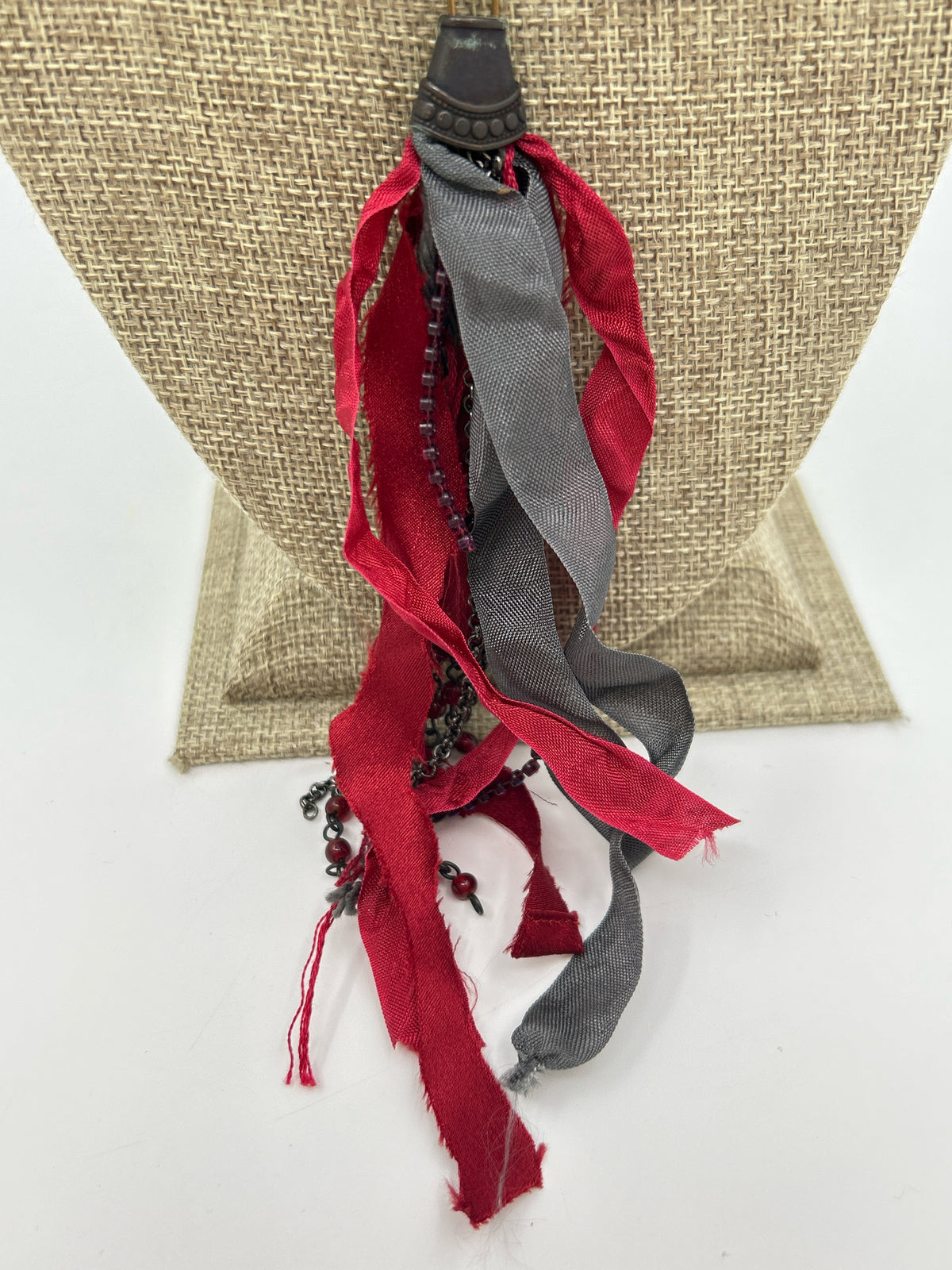 GYPSY SOUTH Black & Red Necklace