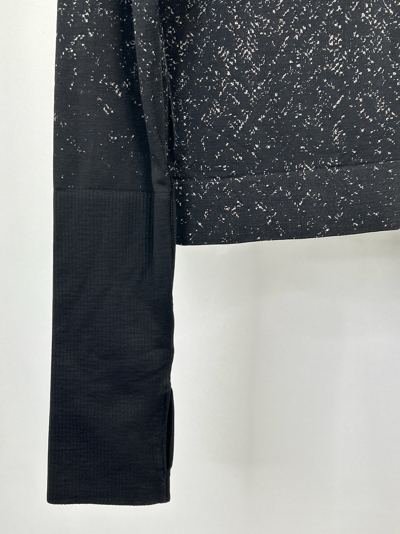 LULULEMON Size S Black Print Women Pullover