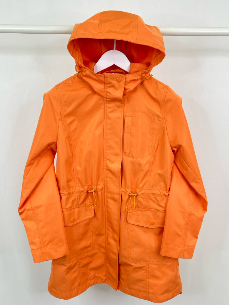 TALBOTS Women Size XS Orange Raincoat NWT