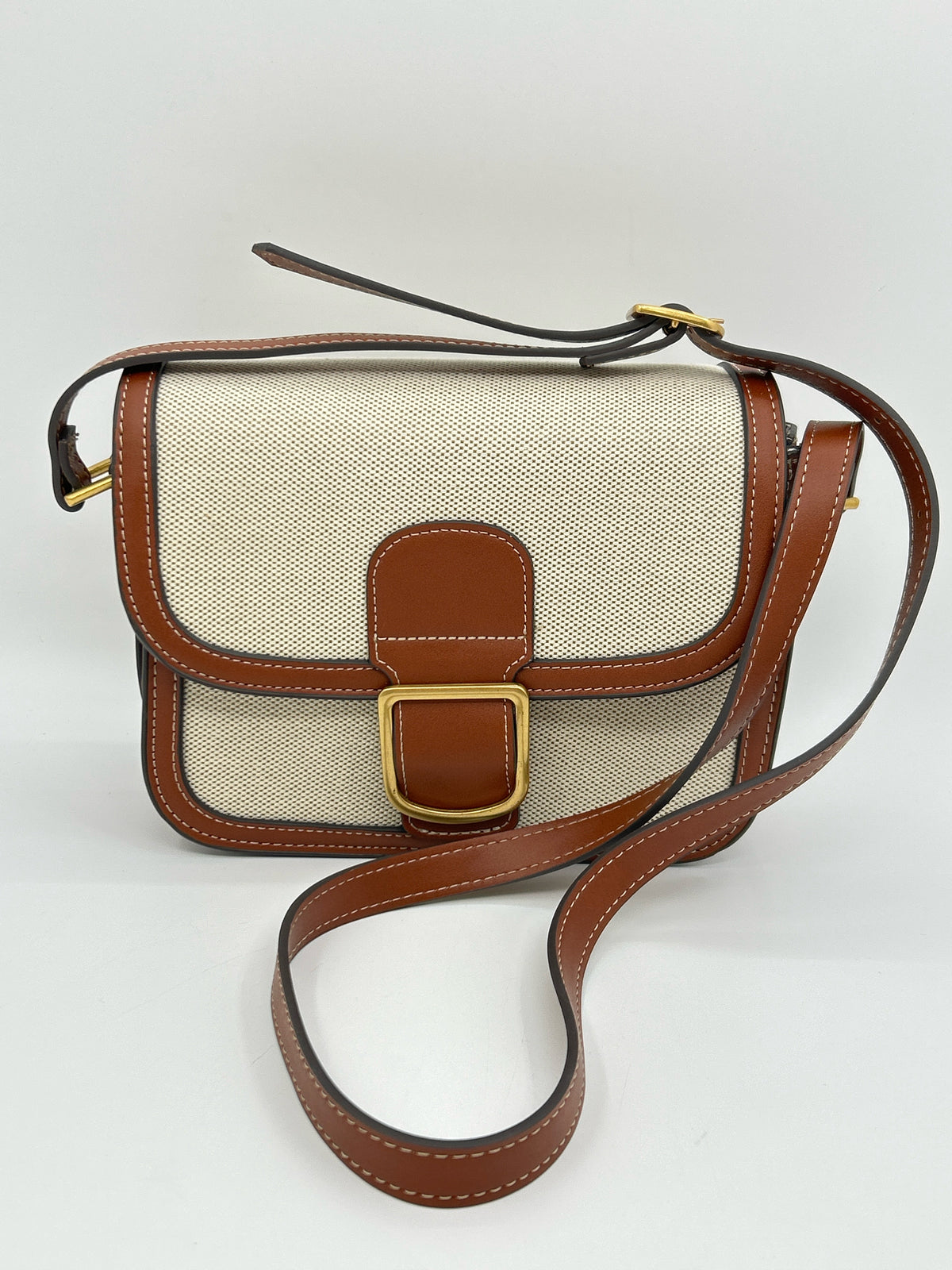 MNG Natural and Brown Women Purse