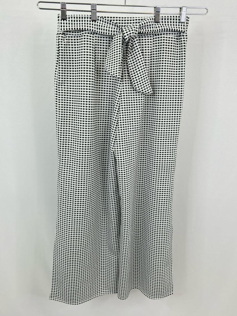 MAEVE Women Size L White and black Pants