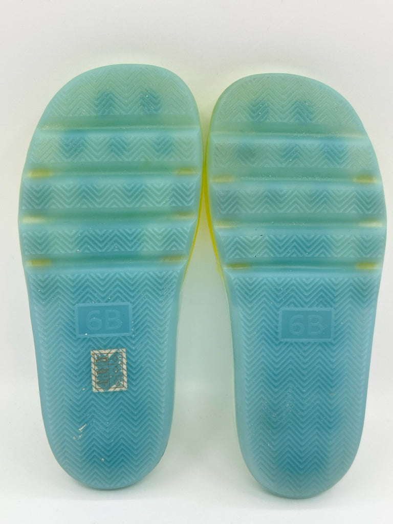 TORY BURCH Size 6B Yellow and Clear Women's Sandal