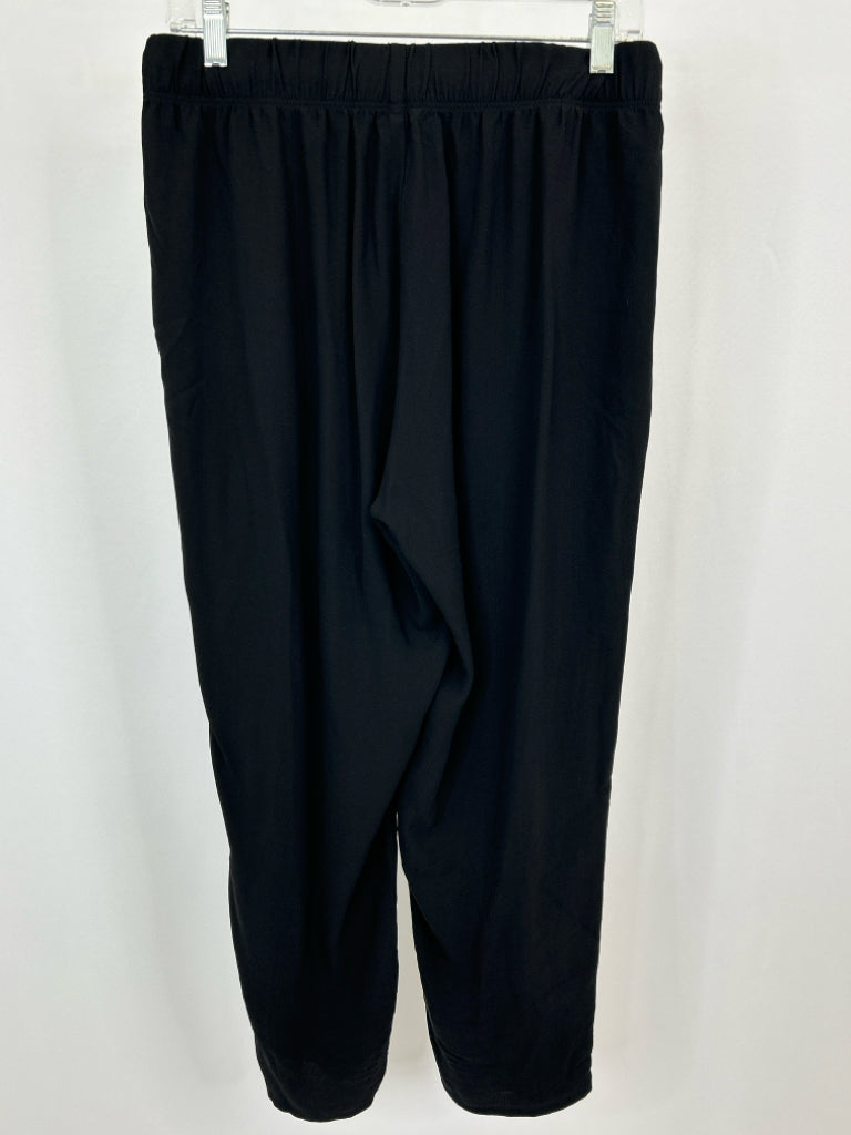 EILEEN FISHER Size MP Black Silk Women's Pants