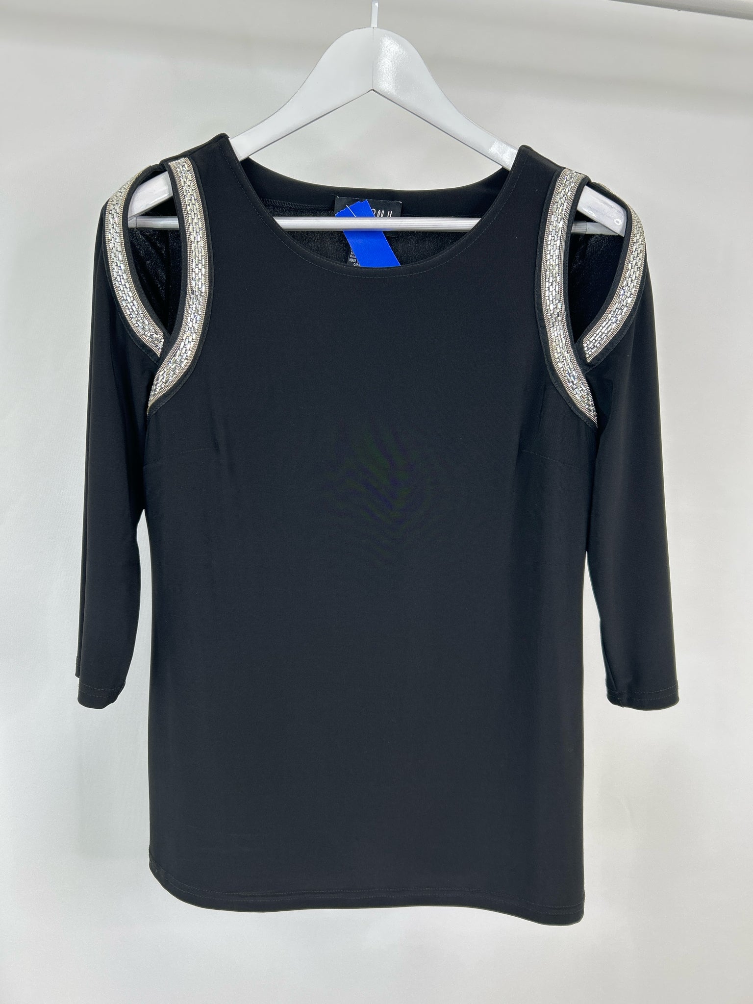 JOSEPH RIBKOFF Size 16 Black Women Top