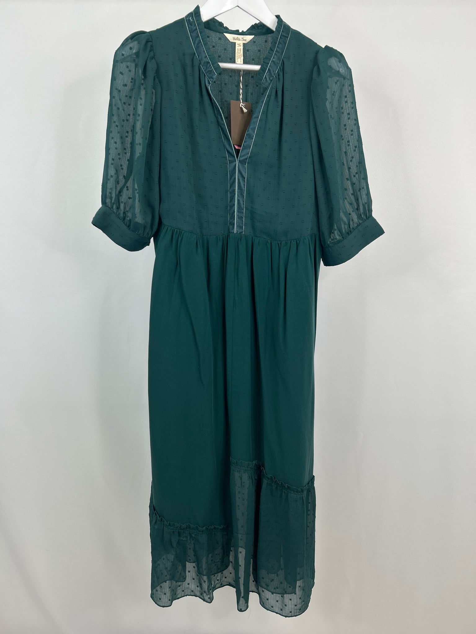 MATILDA JANE Size M Green Women Dress