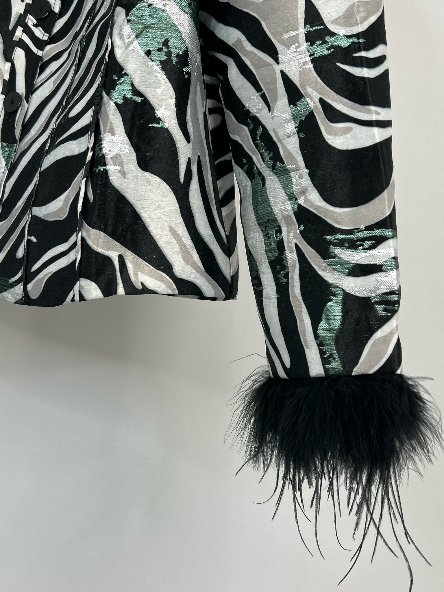 BEREK Black Print Women Jacket