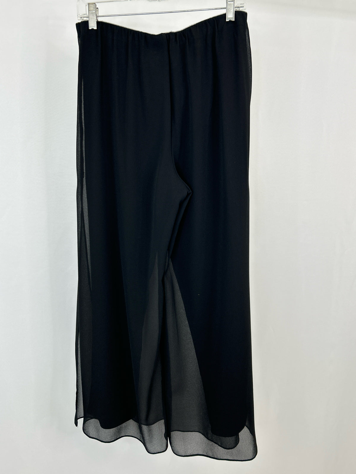ALEX EVENINGS Size MP Black Women Pants