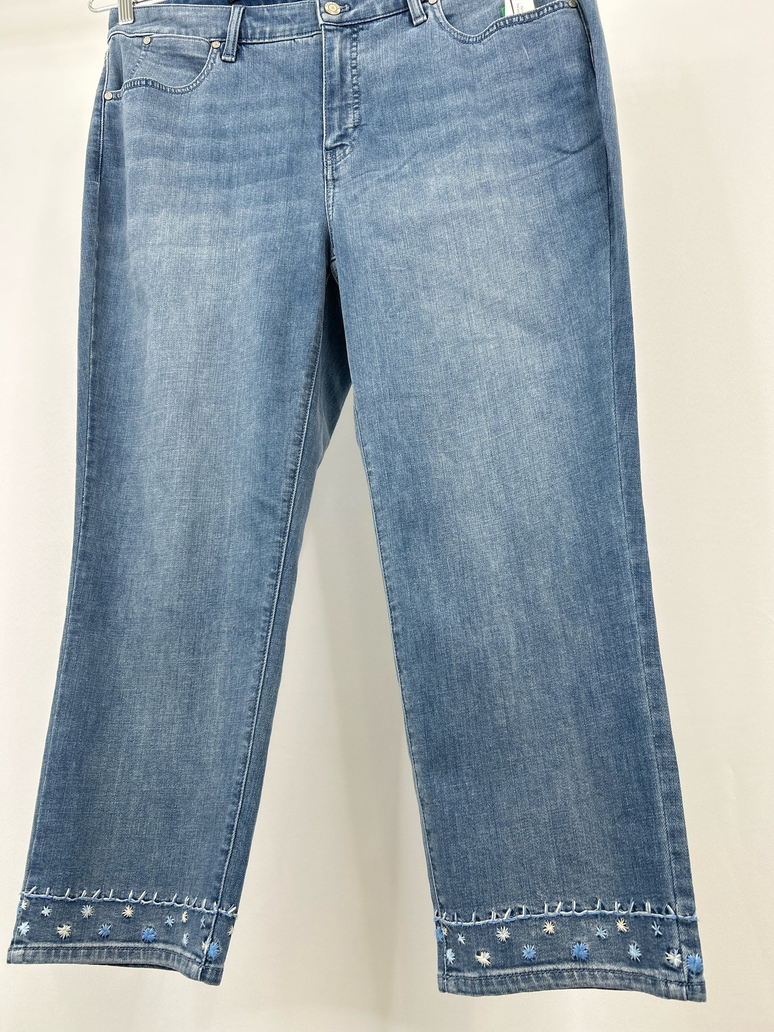 TALBOTS Size 16W Blue Denim Jeans NWT