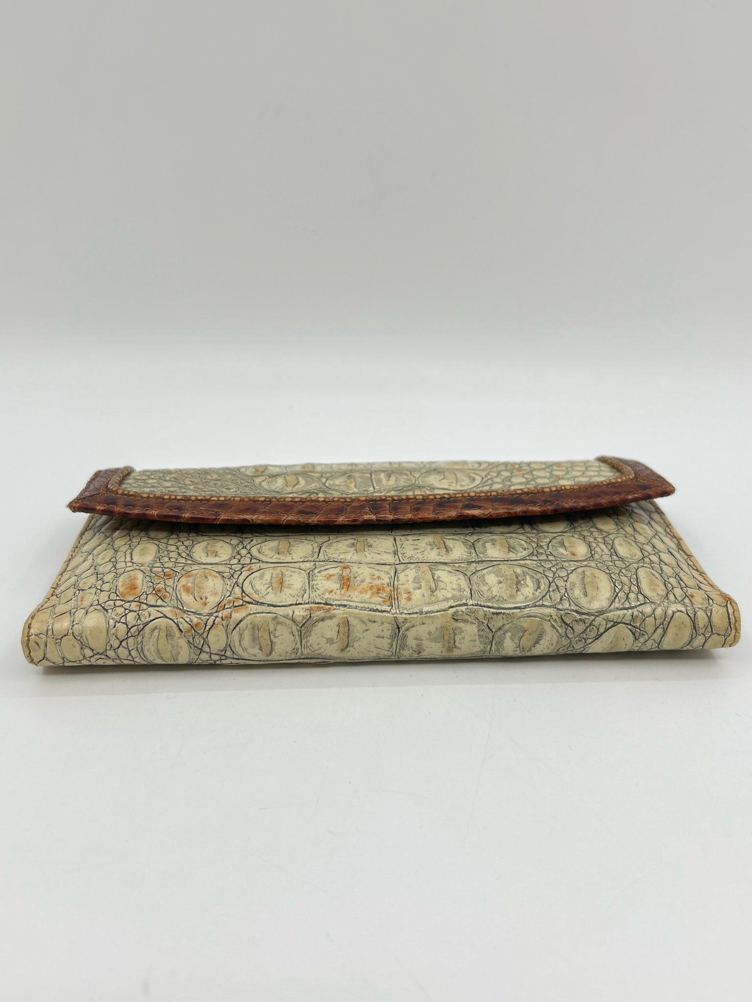BRAHMIN Beige and Tan Women Wallet