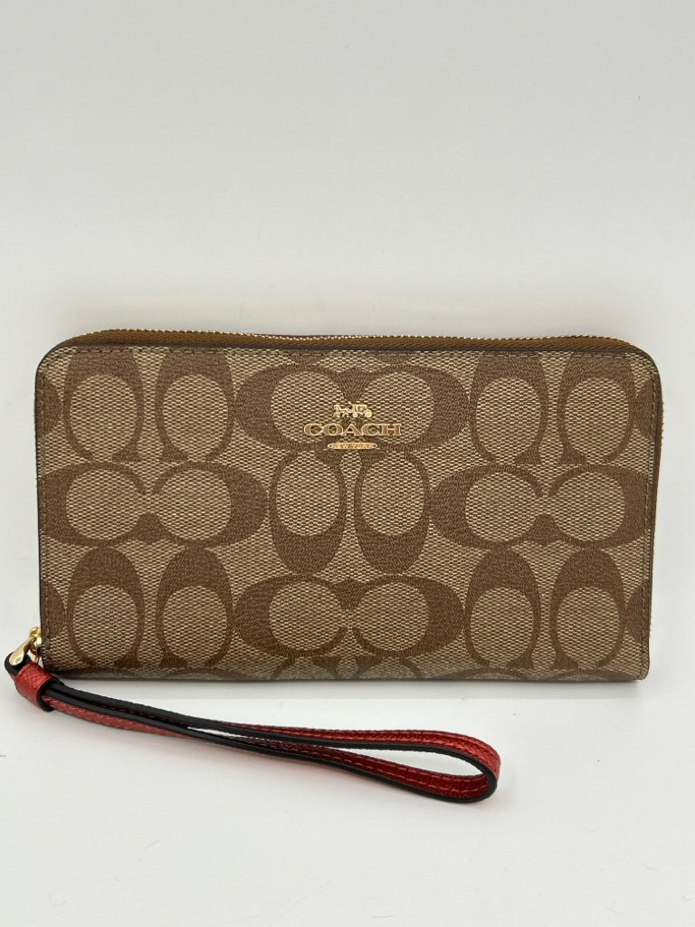 coach BROWN MONOGRAM Wallet